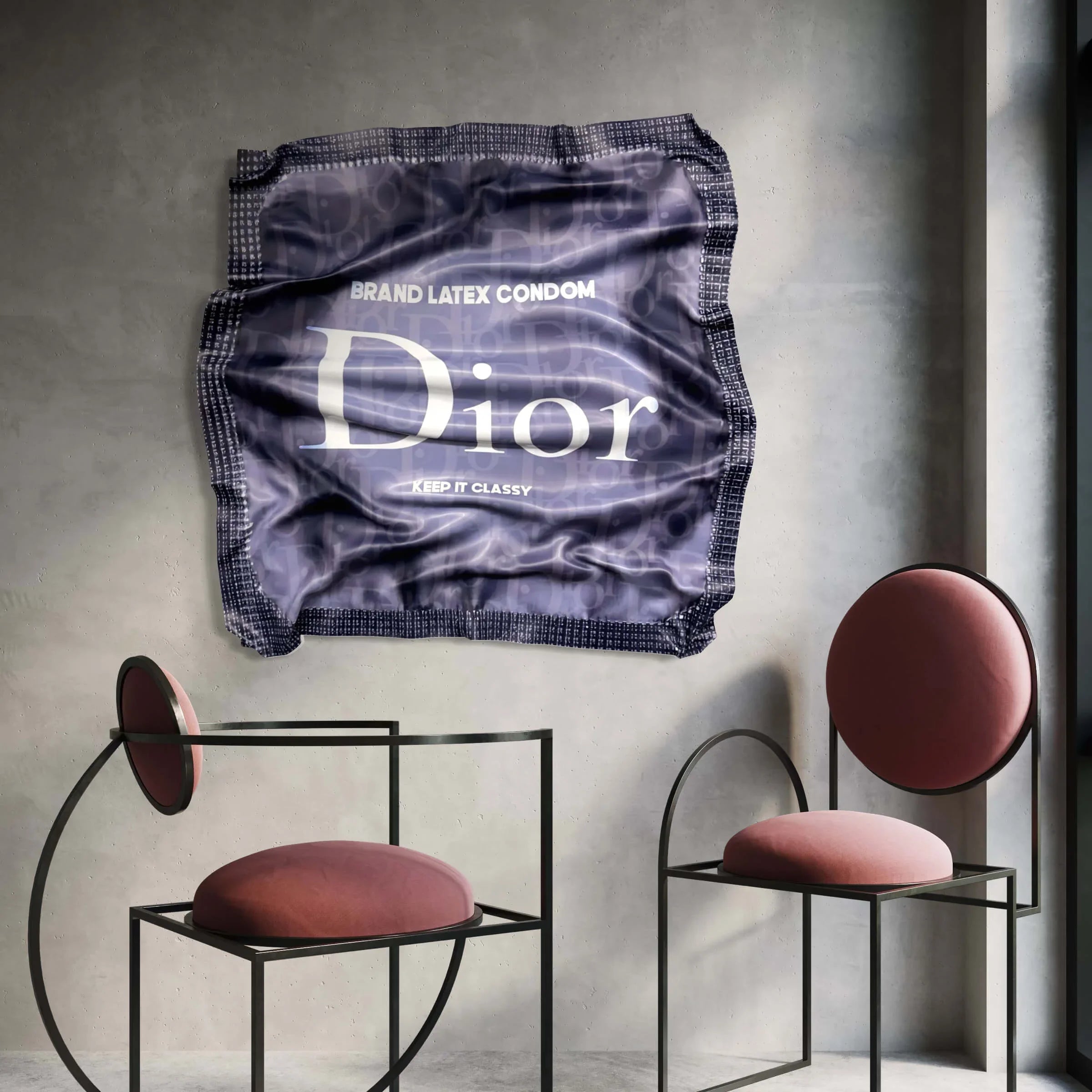 Tableau Déco Dior Keep It Classy - Tableau froissé