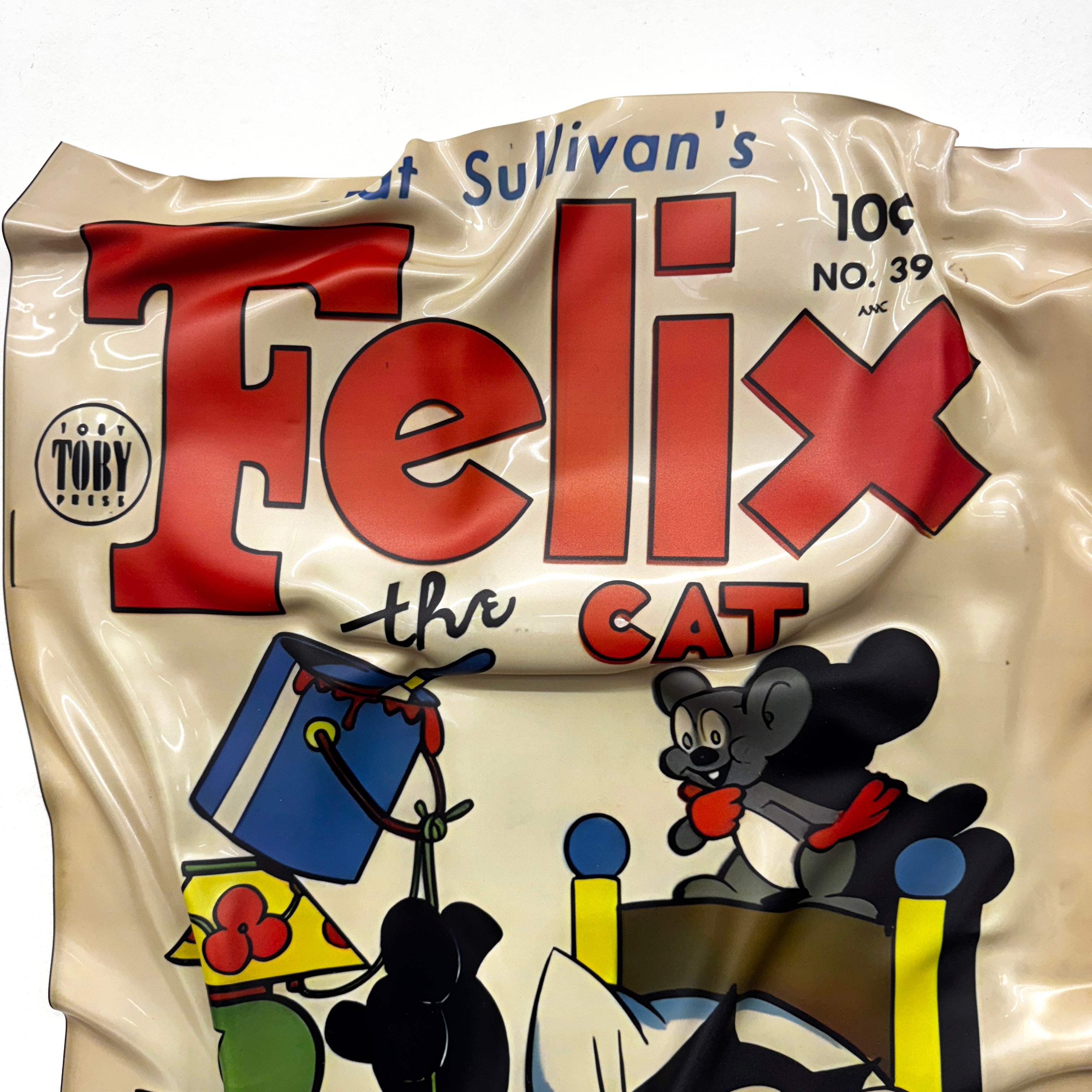 Tableau froissé - Felix the Cat "Vintage Comics"