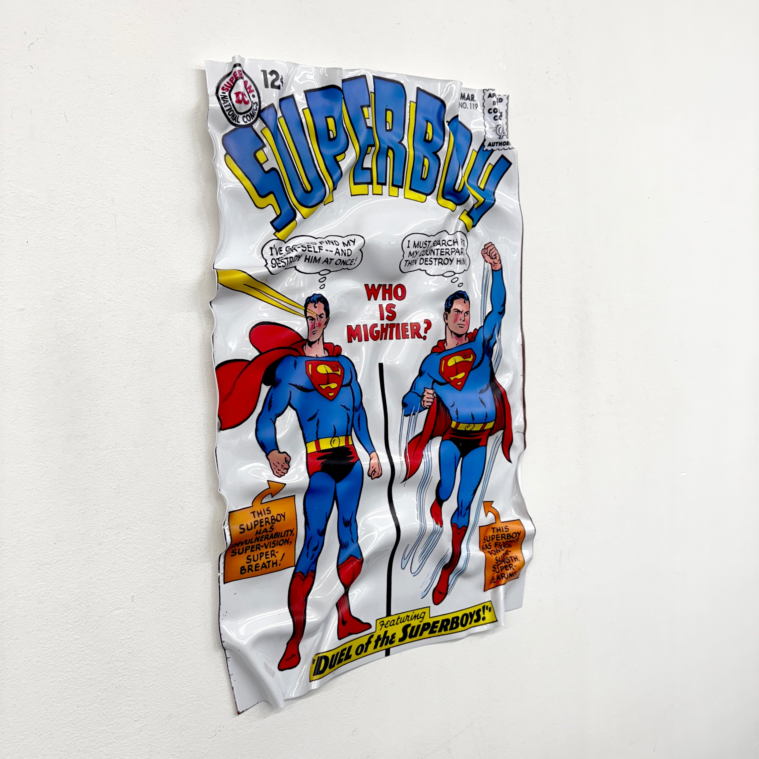 Tableau froissé - Superboy "Duel of the Superboys"