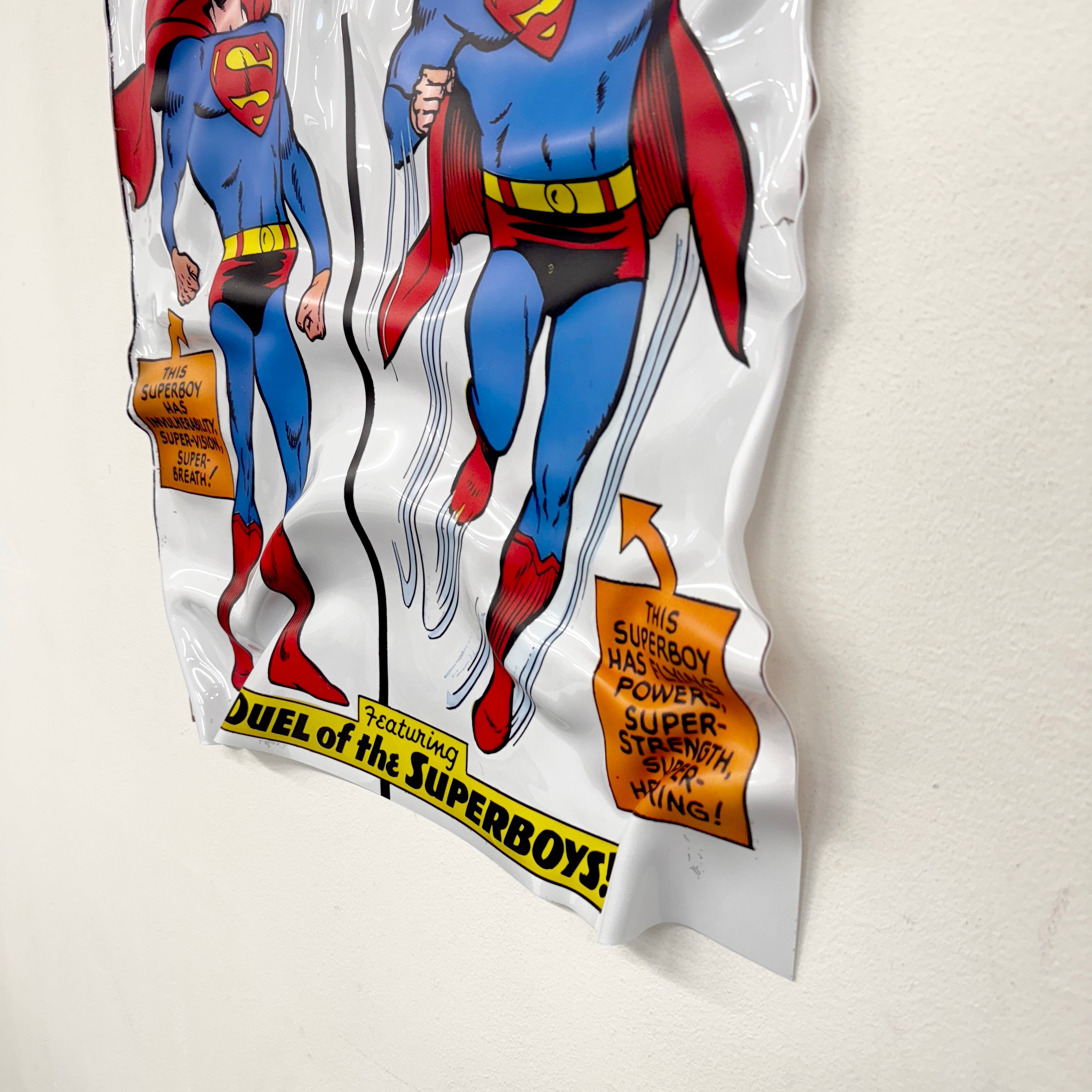 Tableau froissé - Superboy "Duel of the Superboys"