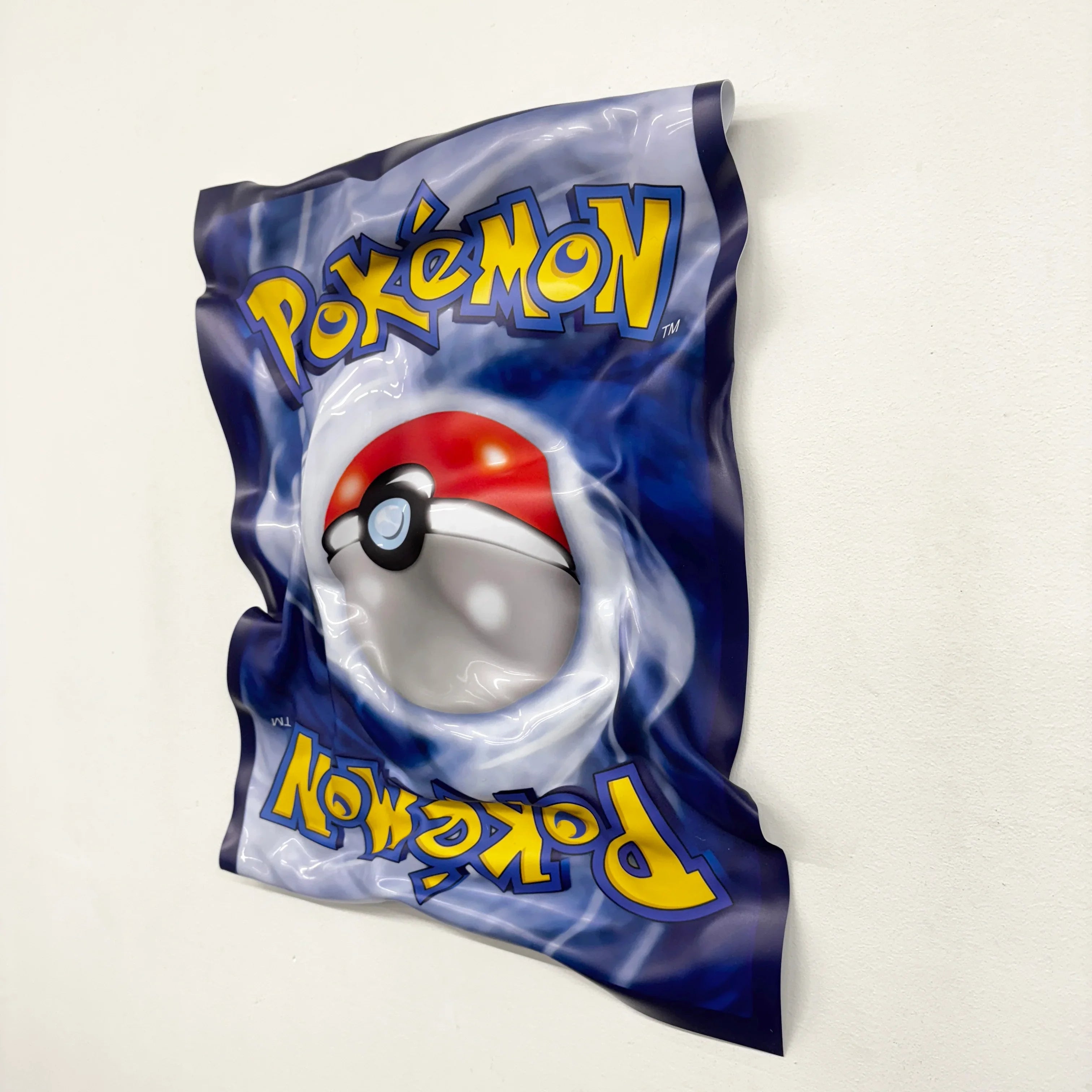 Zerknittertes Tableau - Pokémon-Karte "Pokéball"