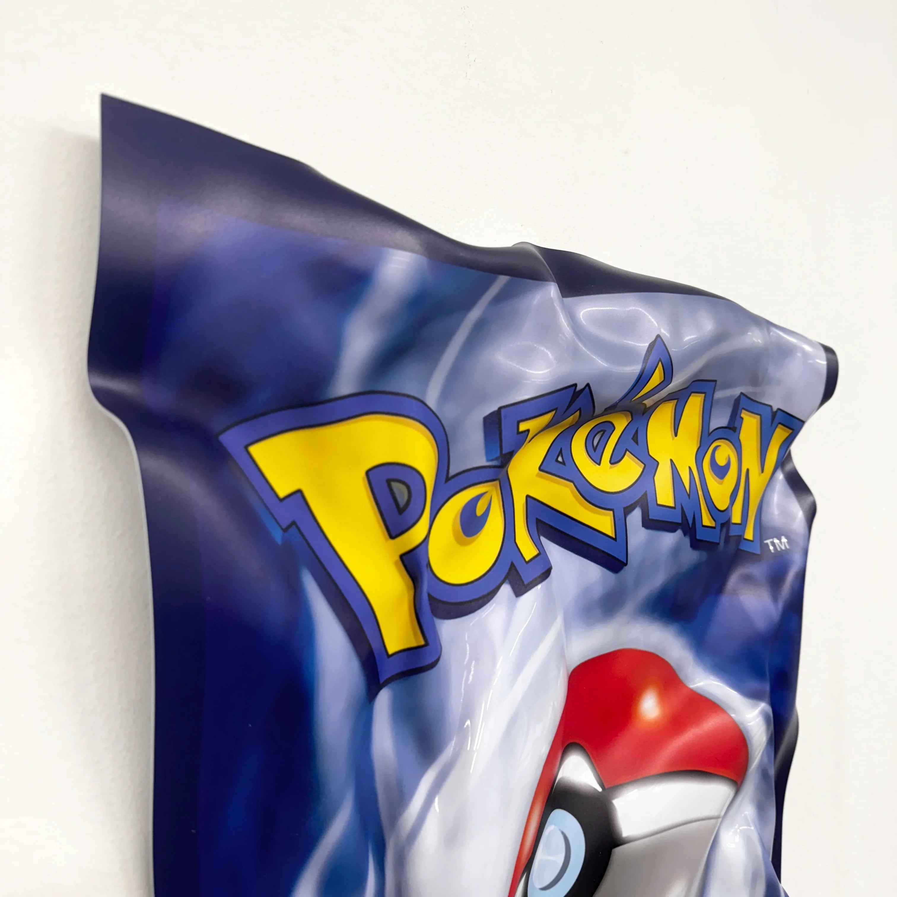 Zerknittertes Tableau - Pokémon-Karte "Pokéball"