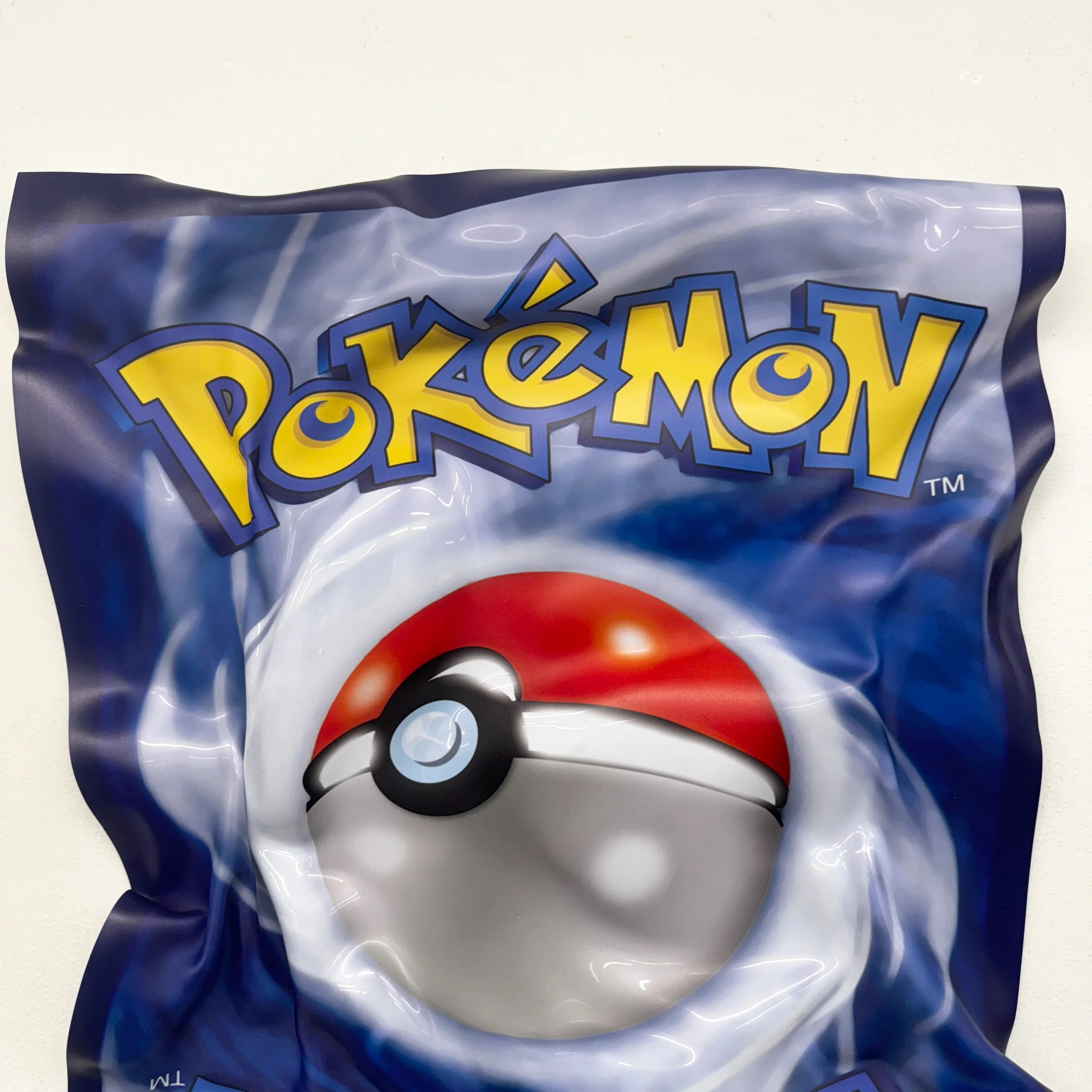 Zerknittertes Tableau - Pokémon-Karte "Pokéball"