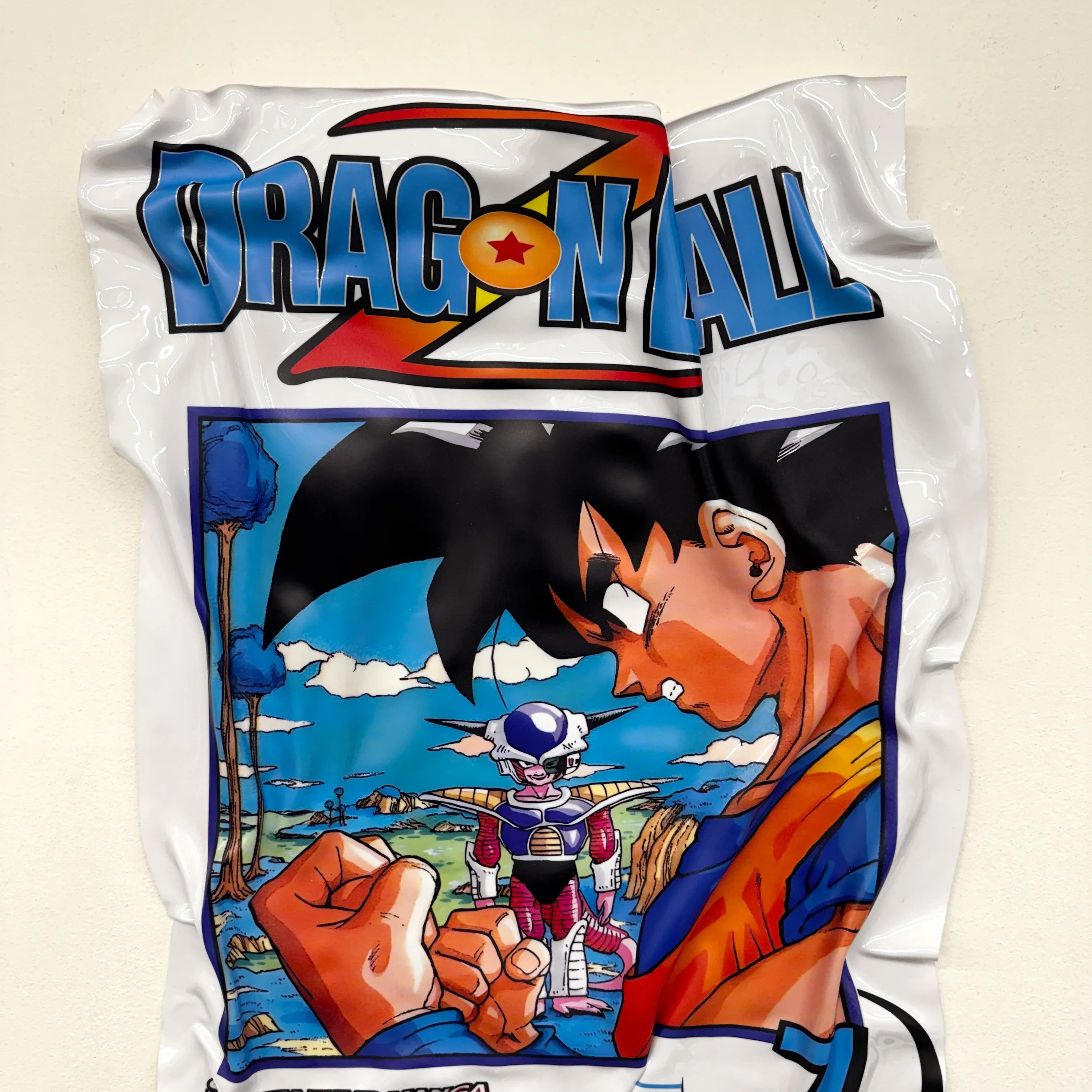 Crumpled poster – Dragon Ball Z "Goku vs Freezer"