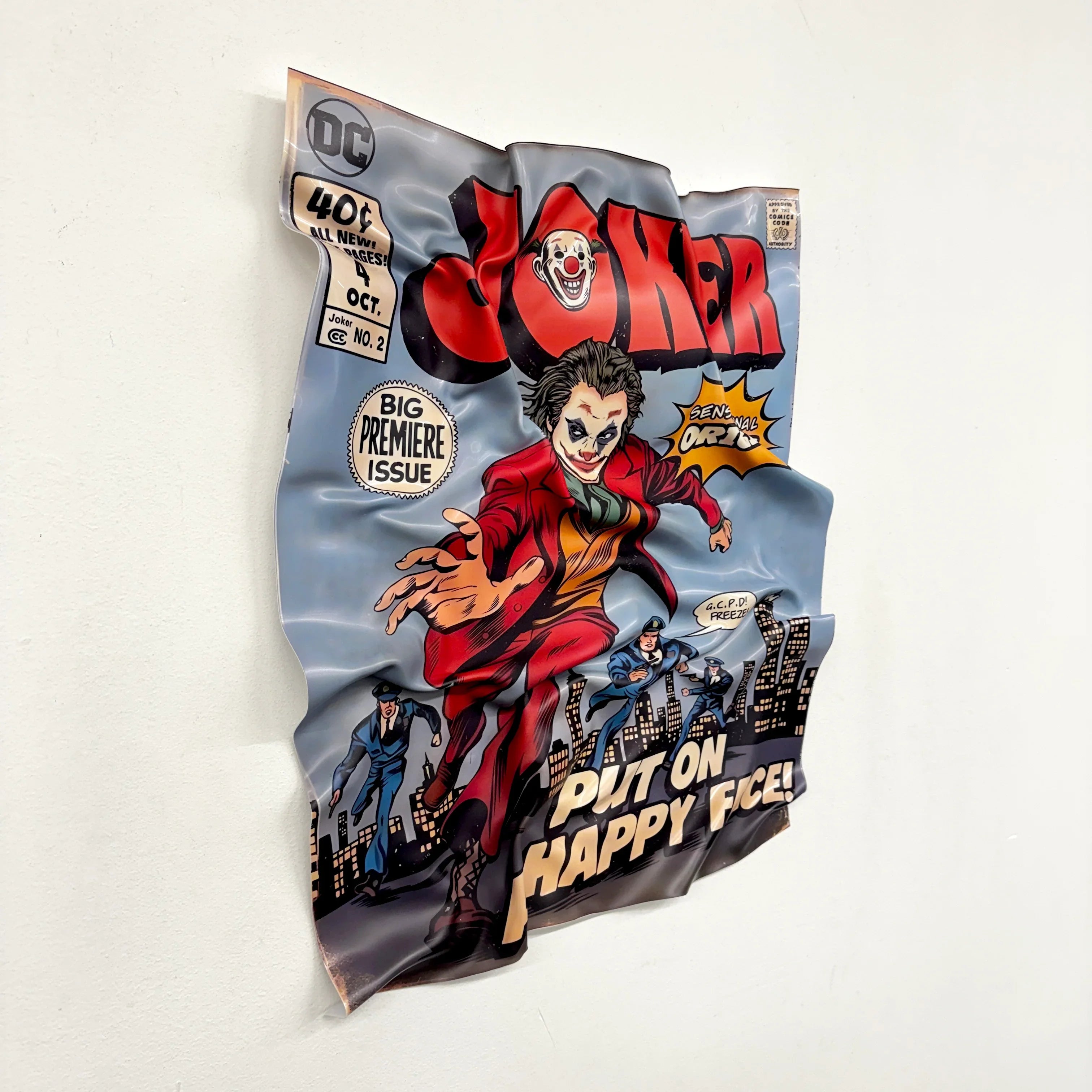 Crumpled Table – Joker "Put on a Happy Face"