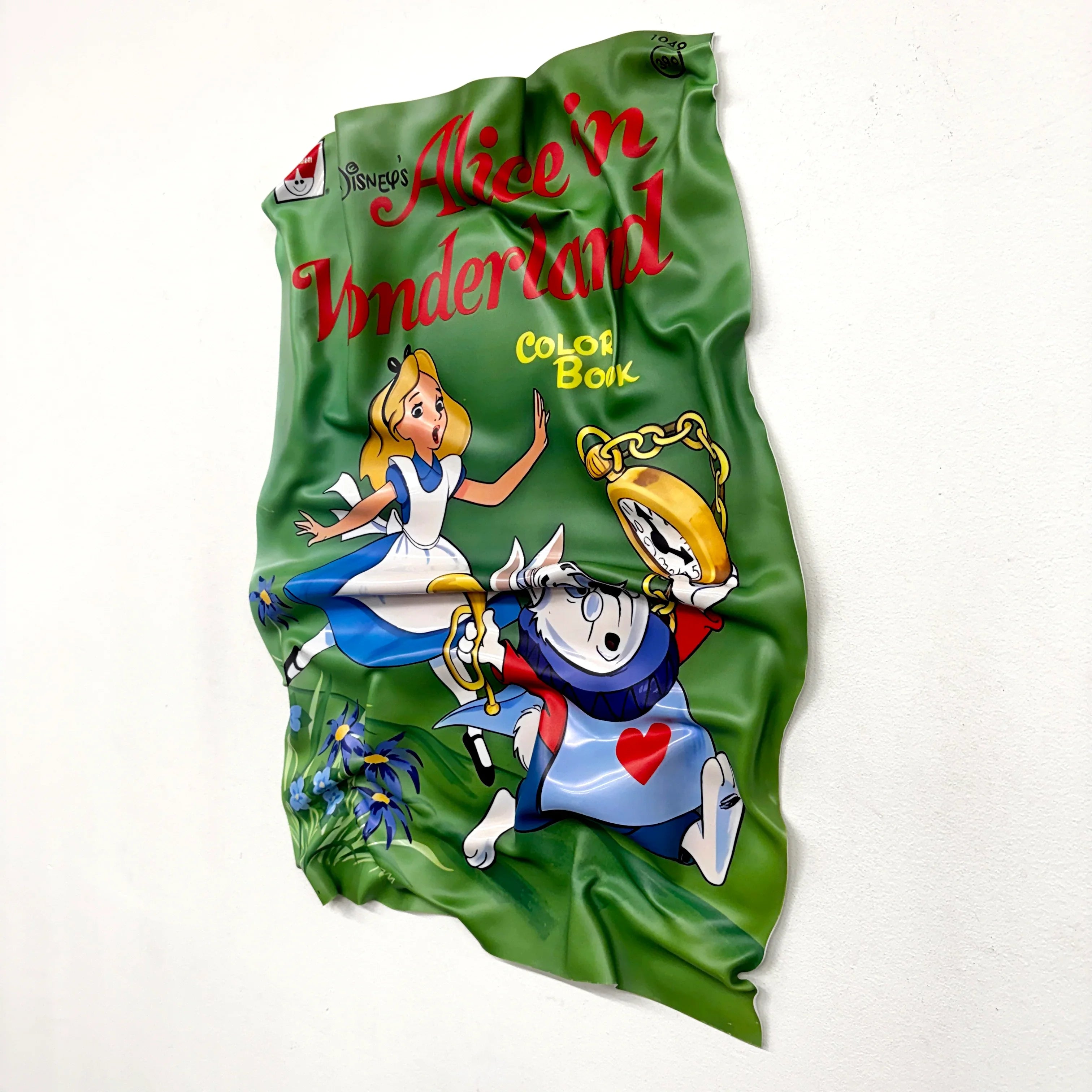 Crumpled Table – Alice in Wonderland "Color Book"