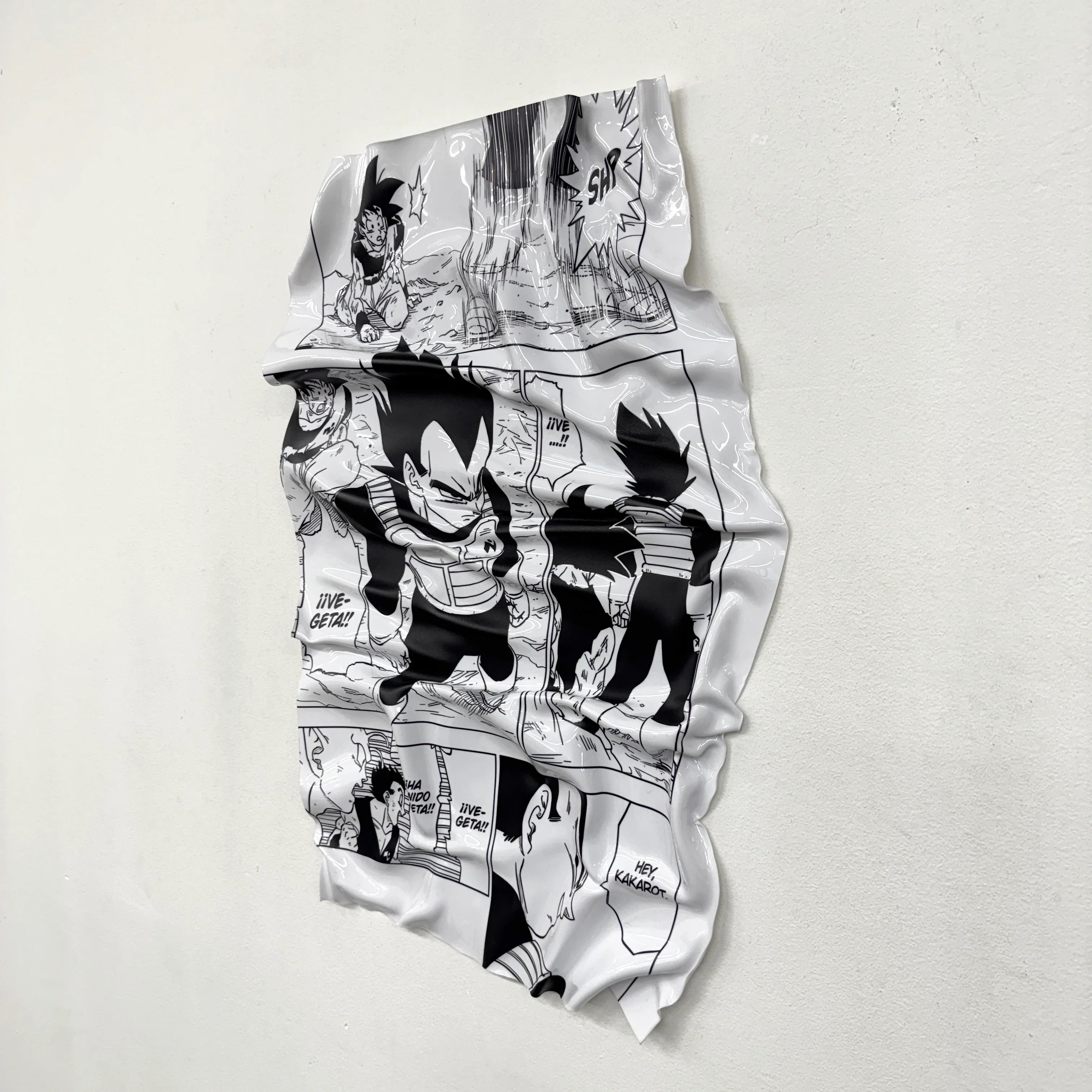 Crumpled Canvas – Dragon Ball "Manga Page"