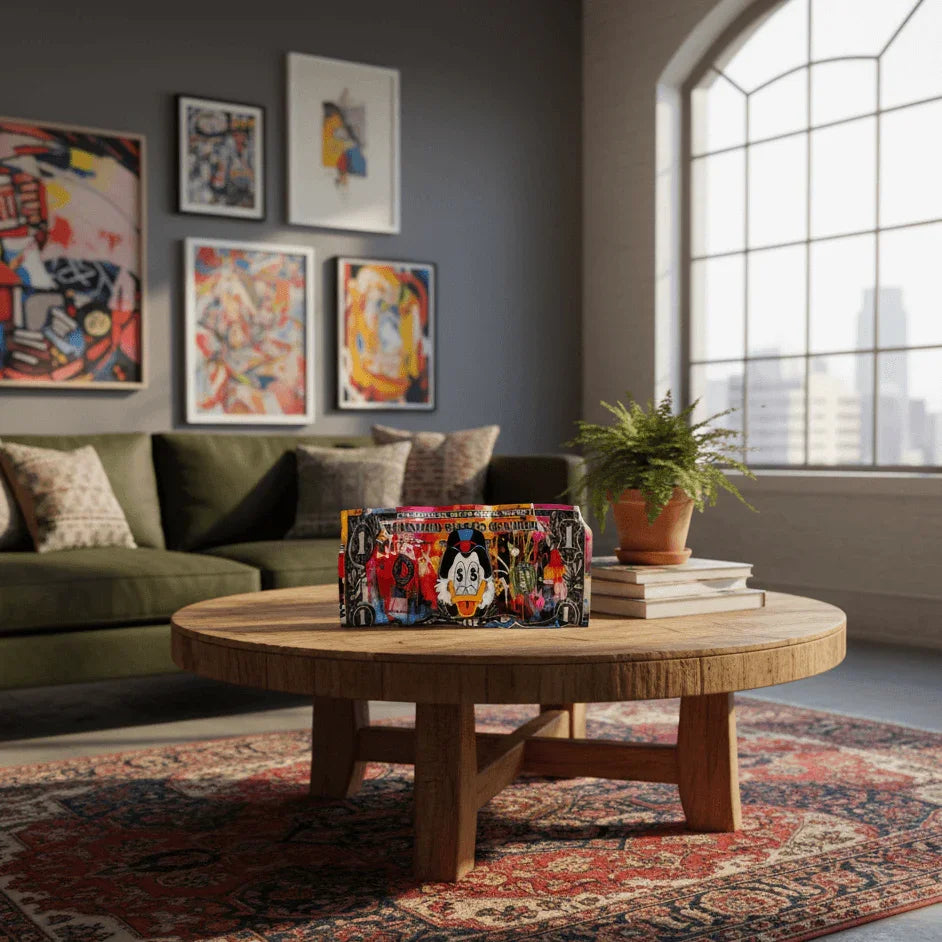 Sculpture froissé - Picsou