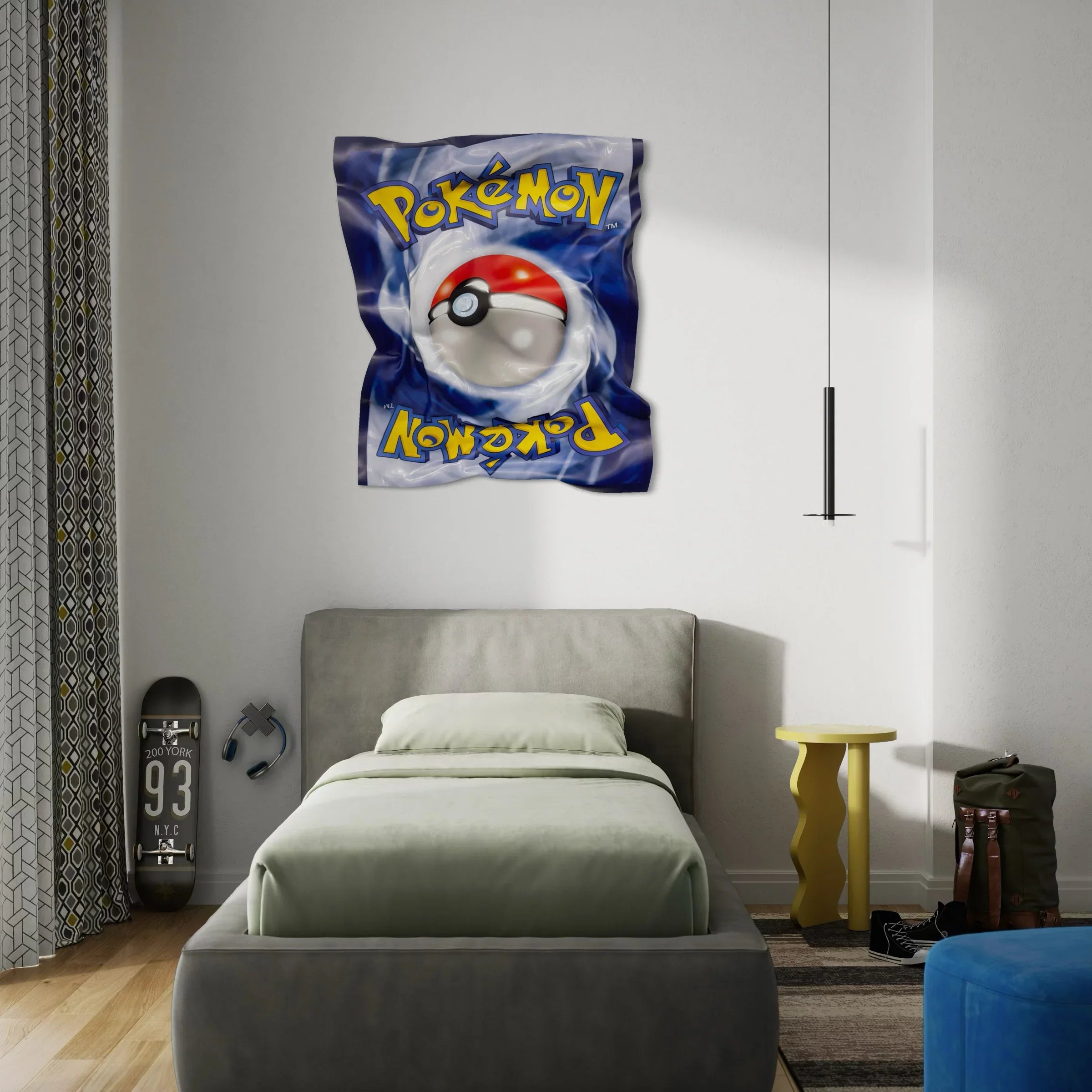 Zerknittertes Tableau - Pokémon-Karte "Pokéball"