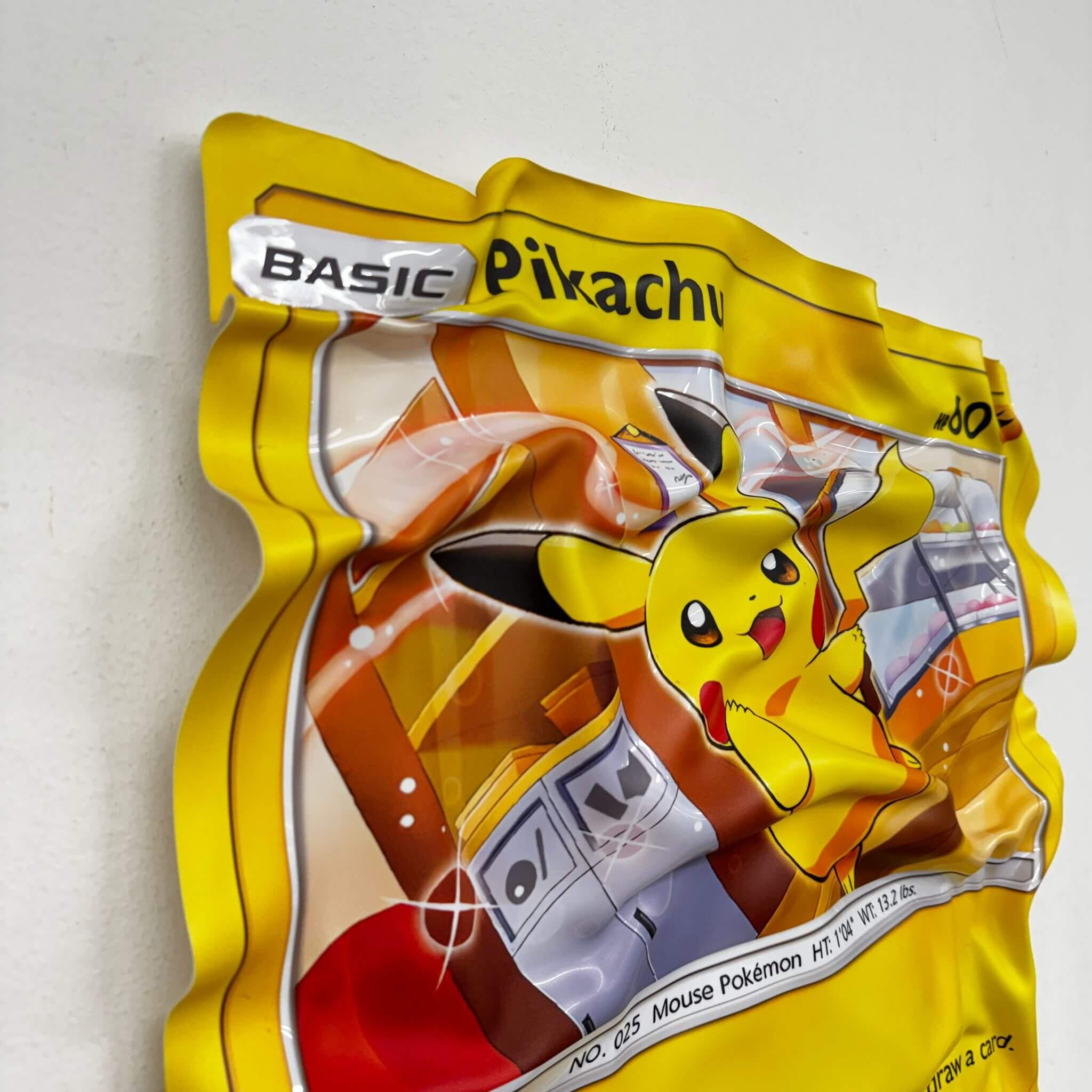 Tableau Déco Carte Pokémon Pikachu – Tableau froissé
