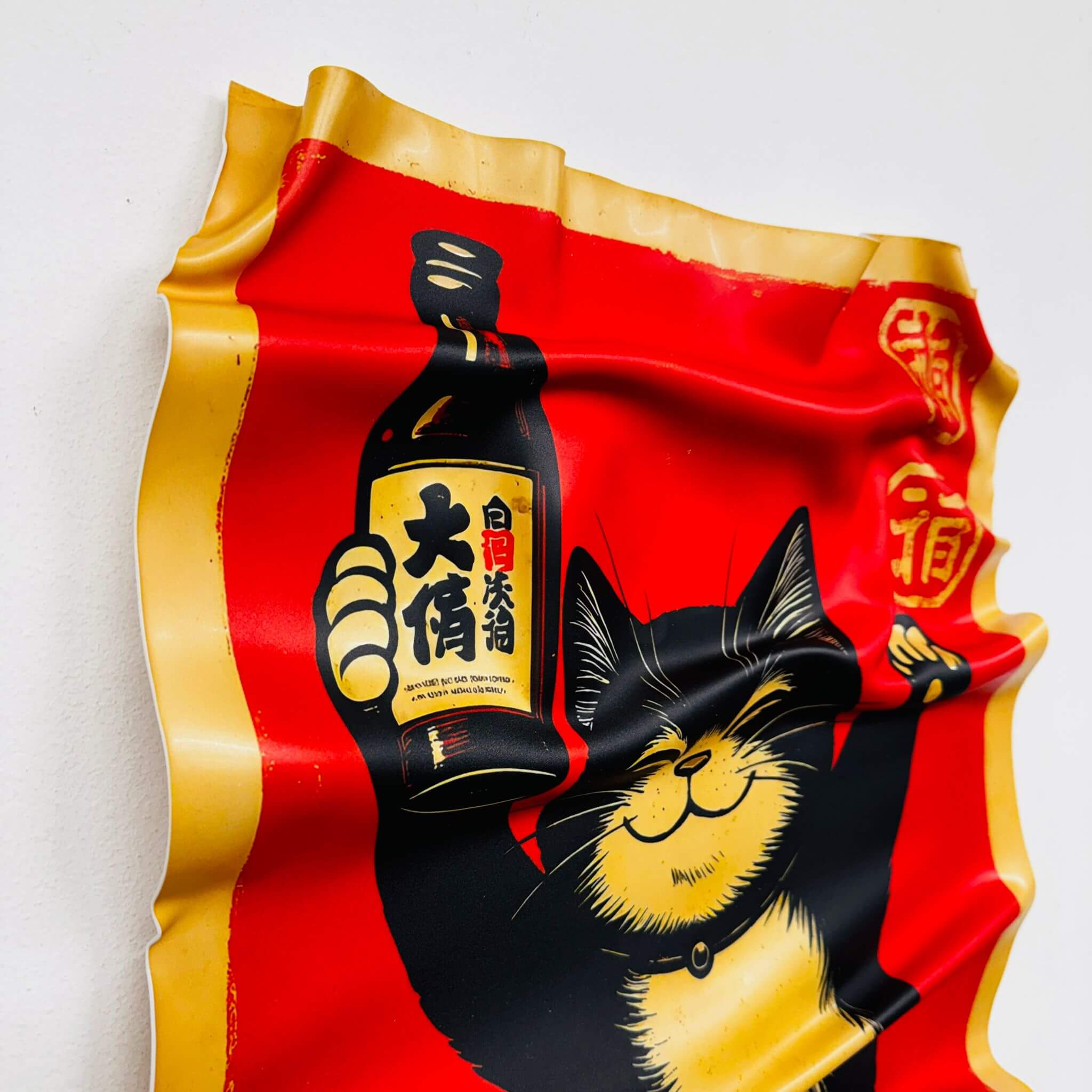 Zerknittertes Bild - Pokémon-Karte "Pikachu"