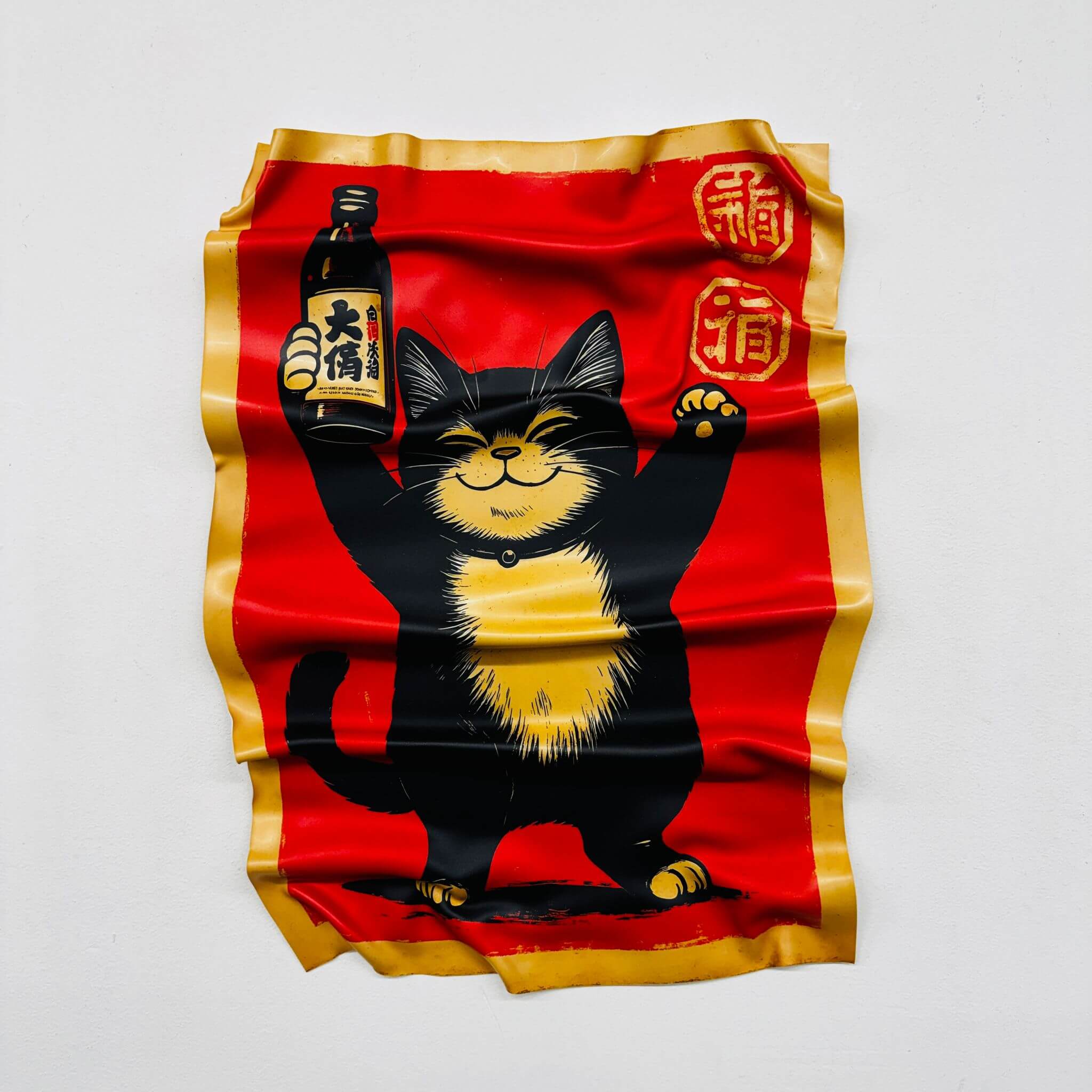 Zerknittertes Bild - Pokémon-Karte "Pikachu"