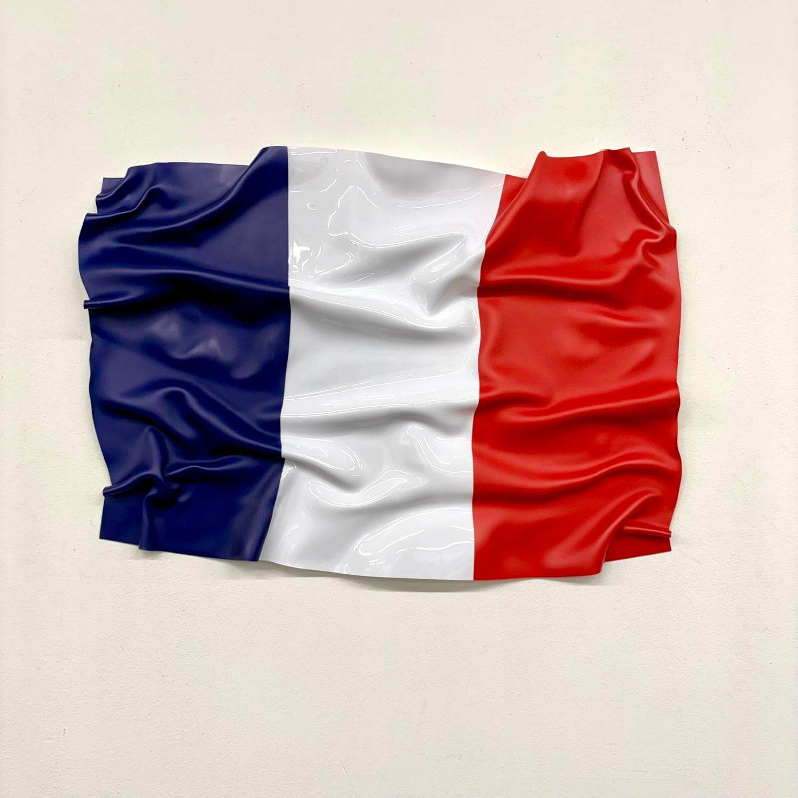 Tableau Déco Drapeau Français – Tableau froissé
