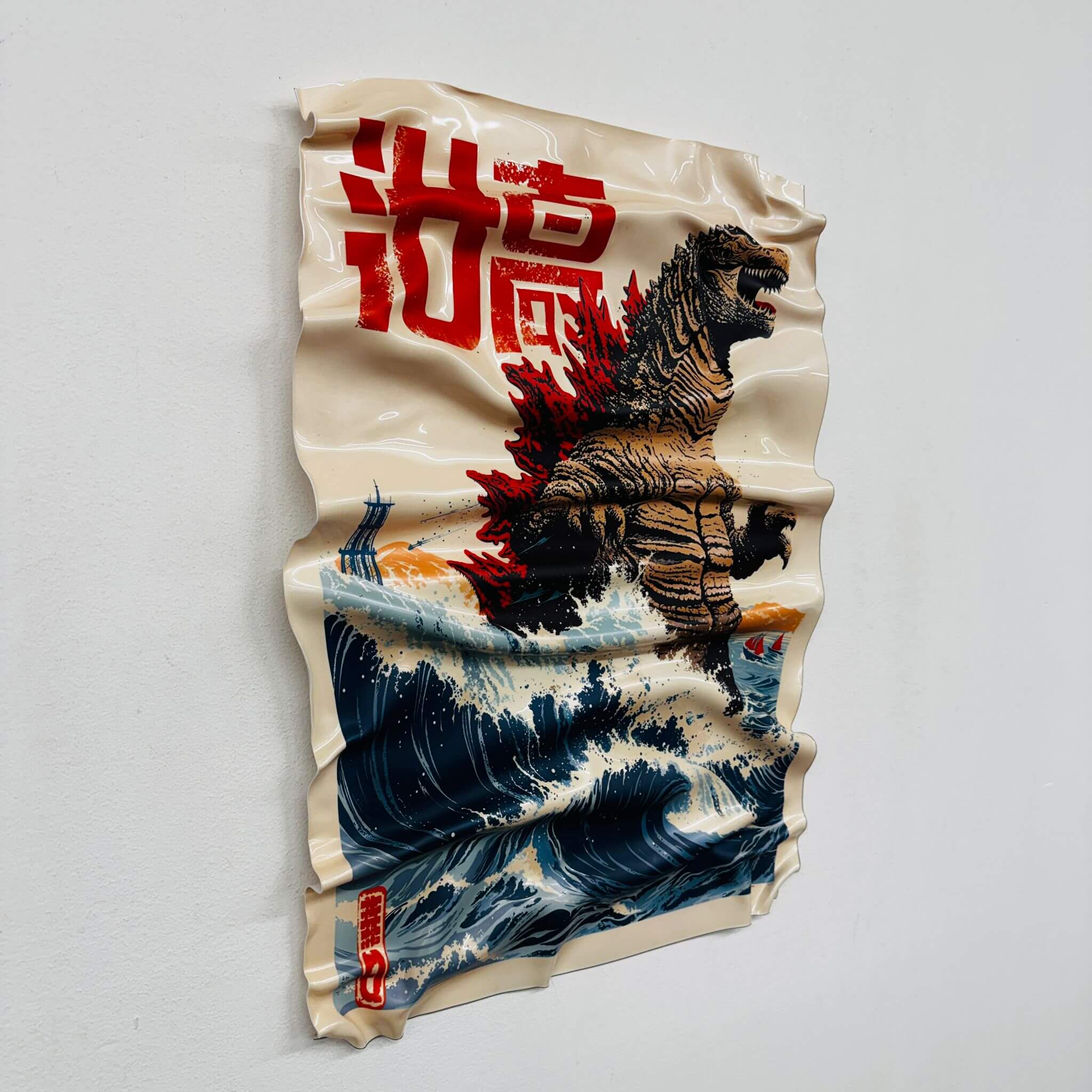 Zerknittertes Bild - Pokémon-Karte "Pikachu"