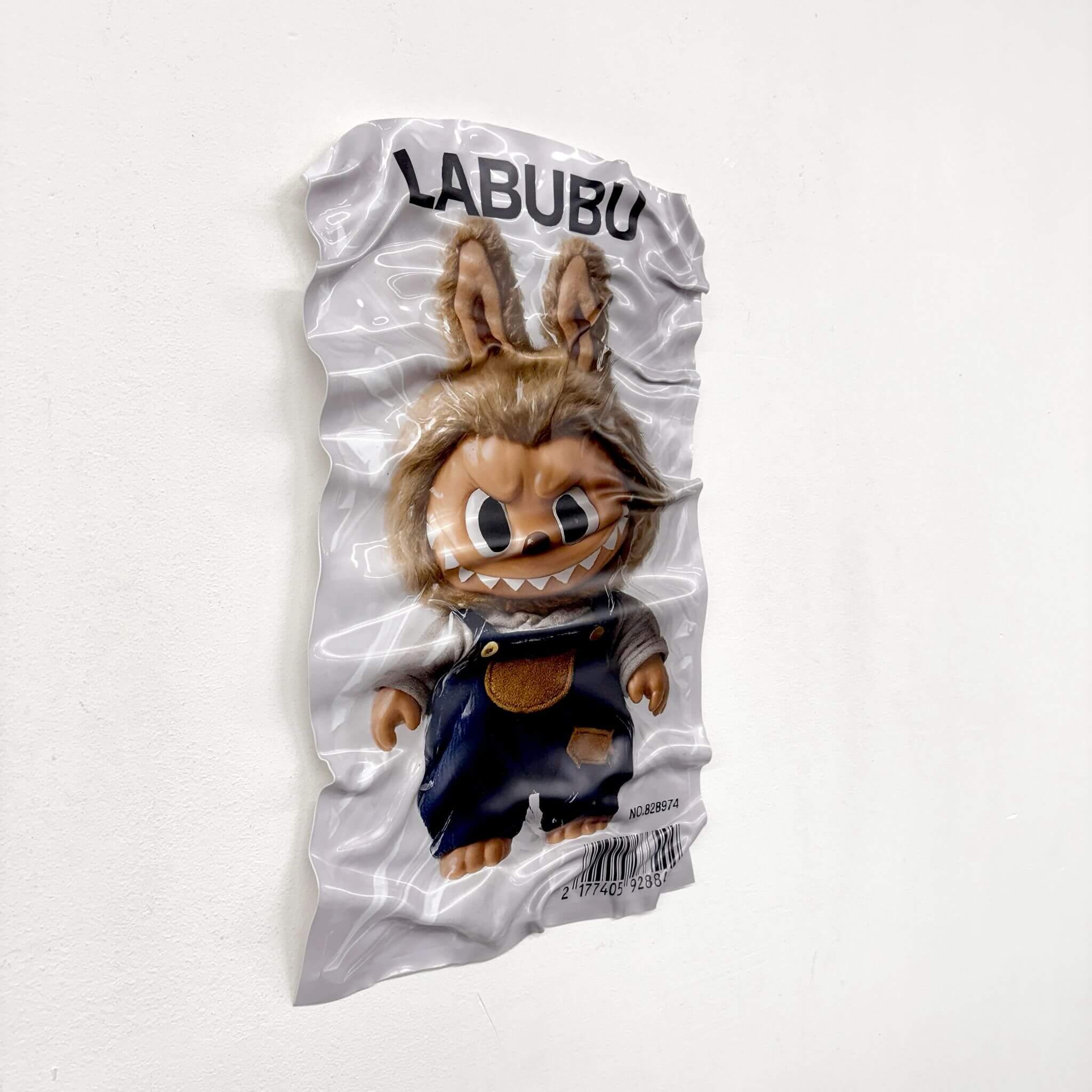 Tableau Déco Labubu – Tableau froissé