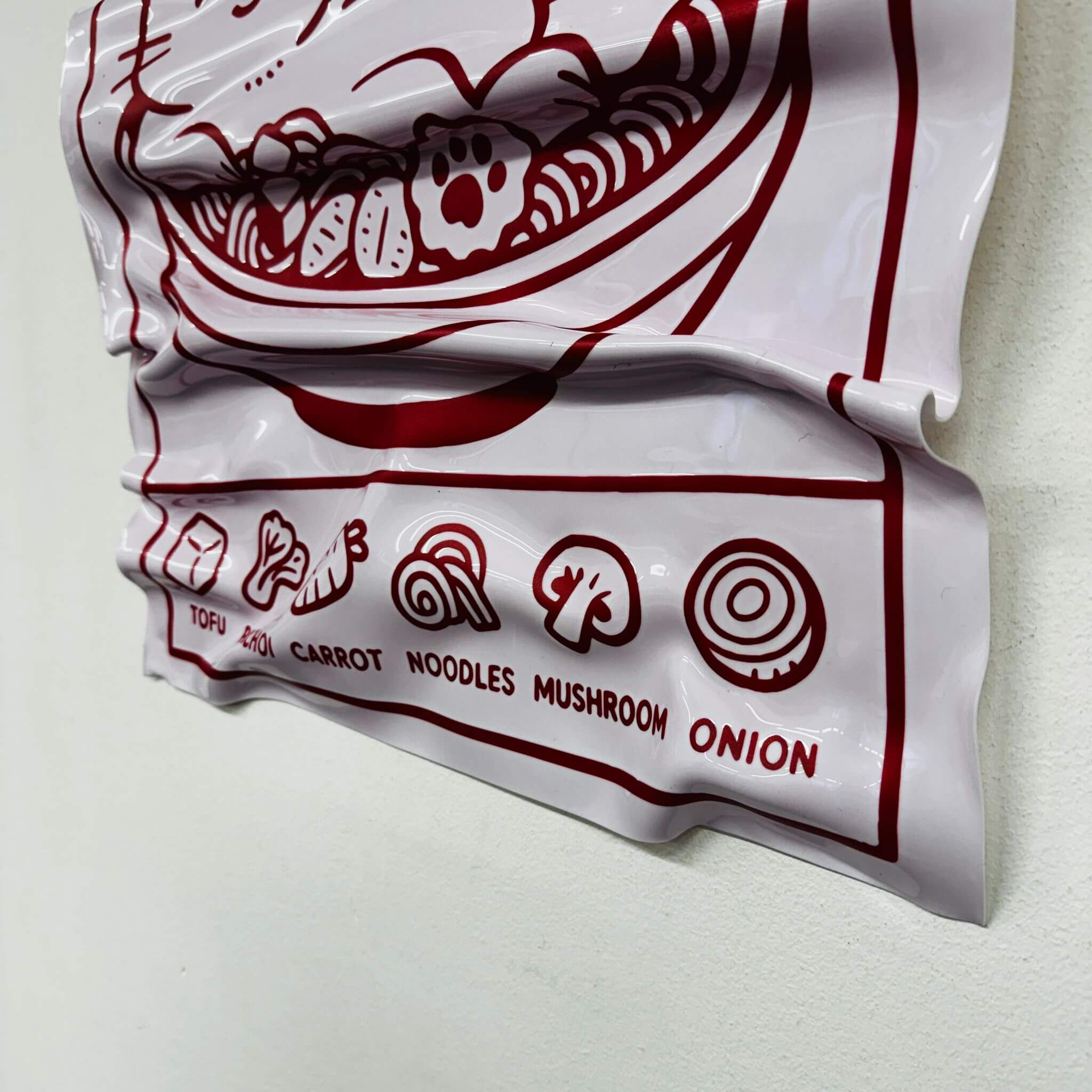 Zerknittertes Bild - Pokémon-Karte "Pikachu"