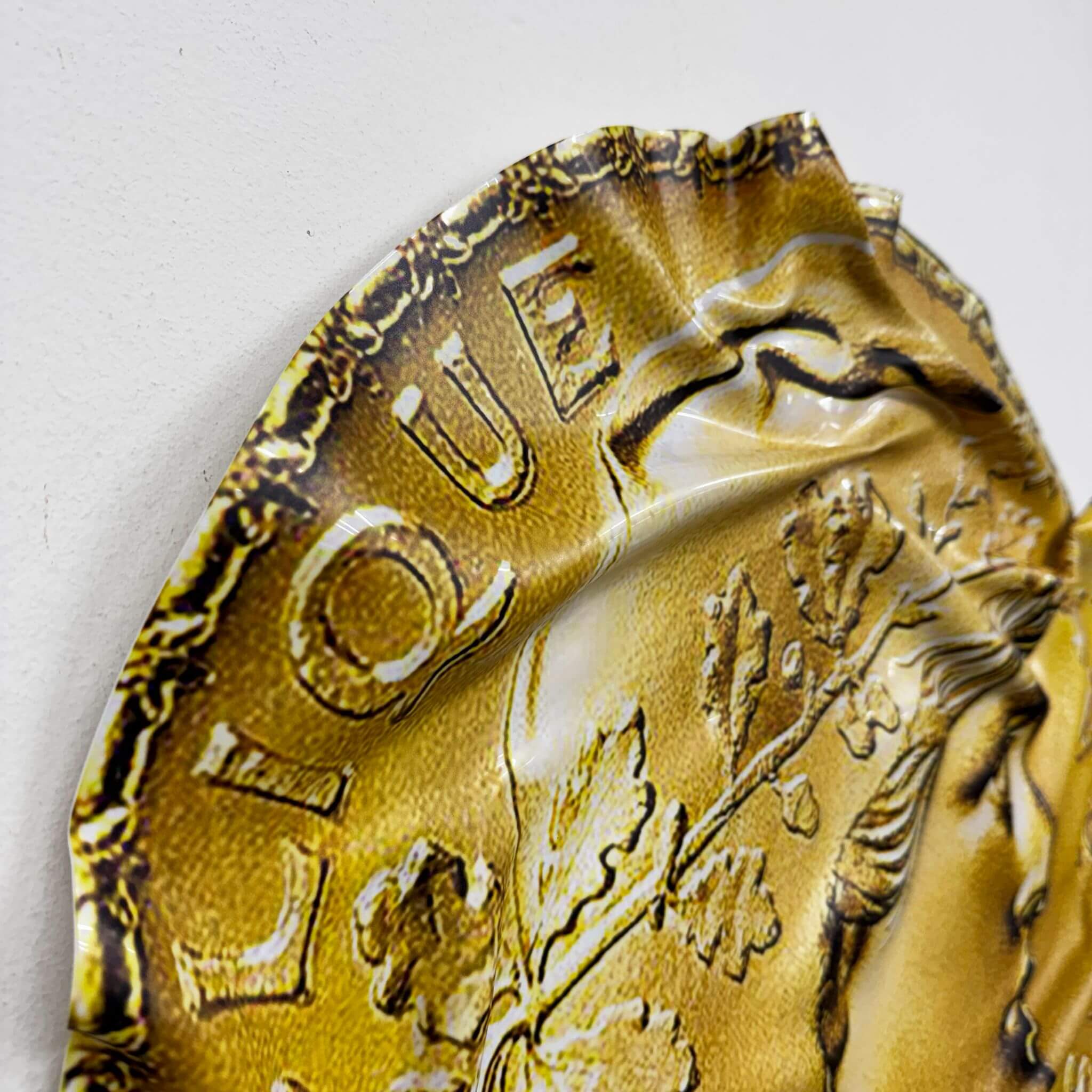 Tableau Déco “20 Francs Or – Marianne” – Tableau froissé