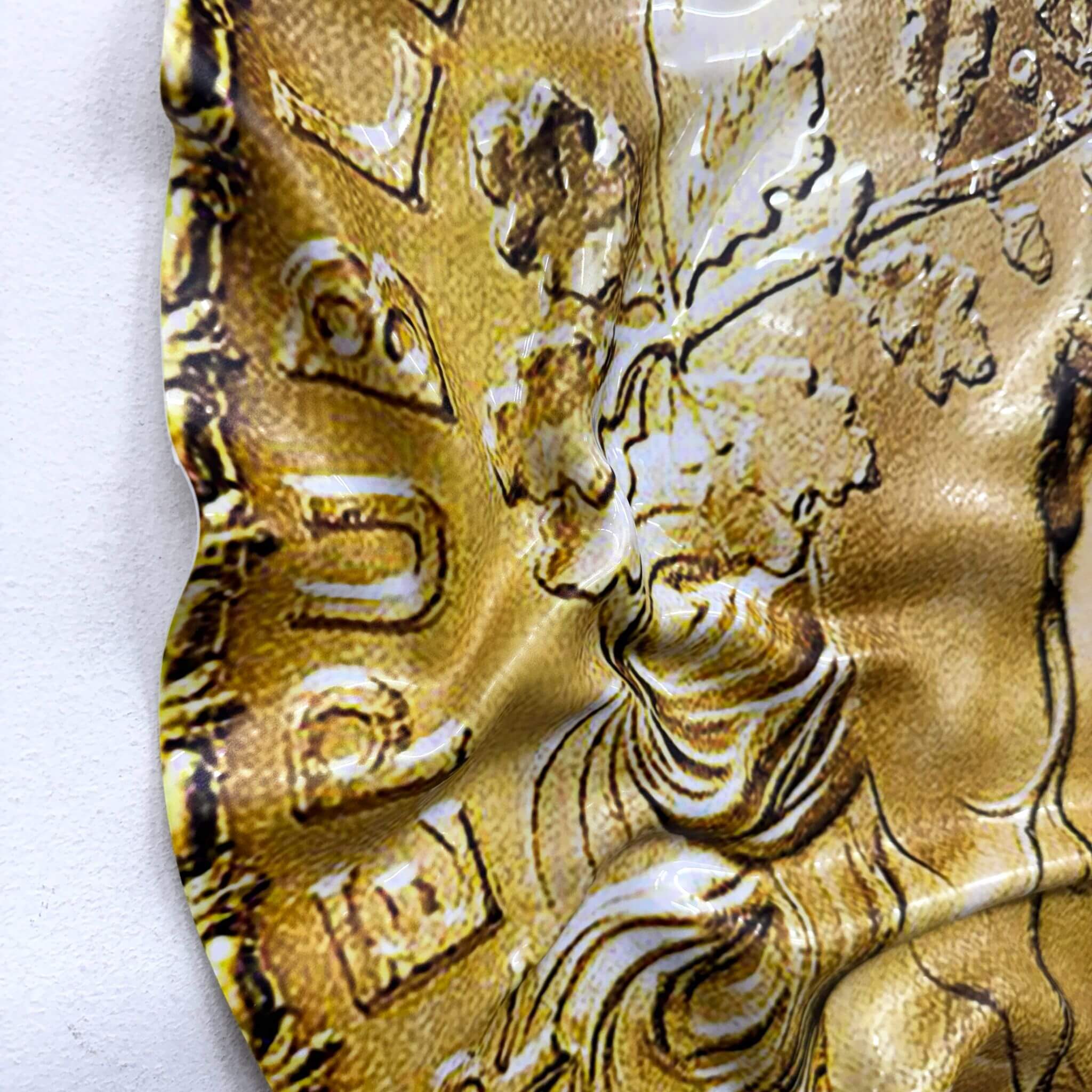 Tableau Déco “20 Francs Or – Marianne” – Tableau froissé