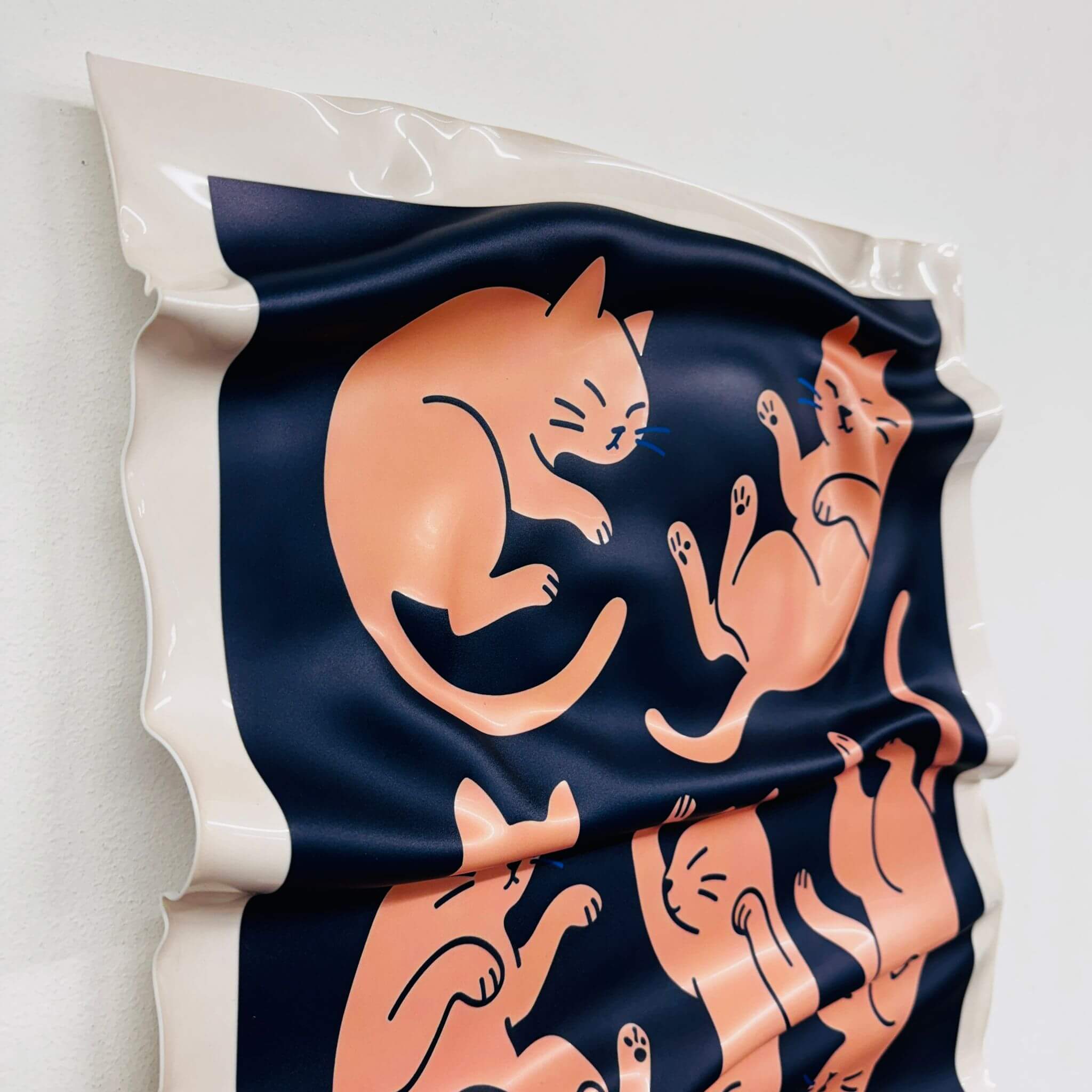 Zerknittertes Bild - Pokémon-Karte "Pikachu"