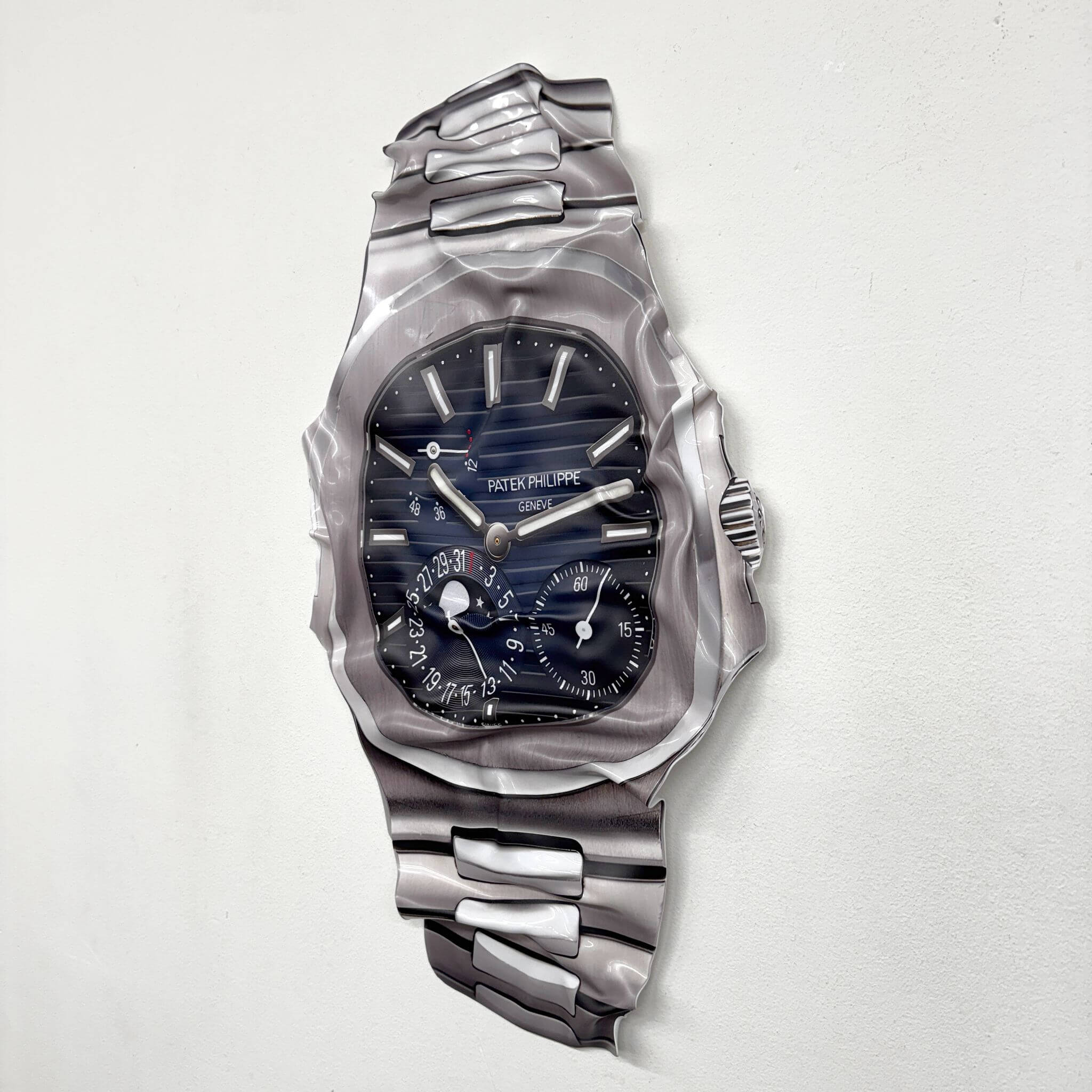 Tableau Déco “Patek Philippe Nautilus” – Tableau froissé