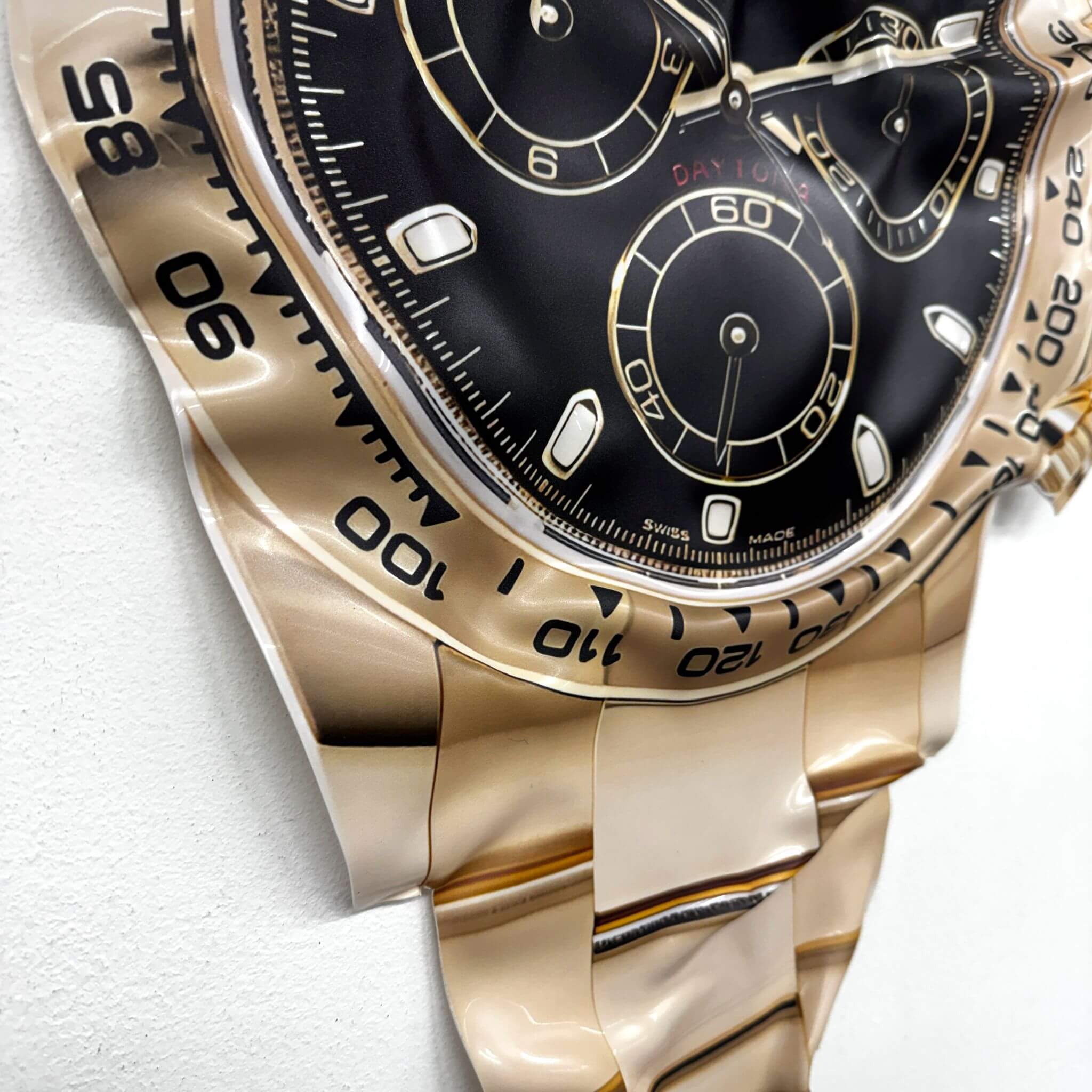 Tableau Déco “Rolex Cosmograph” – Tableau froissé