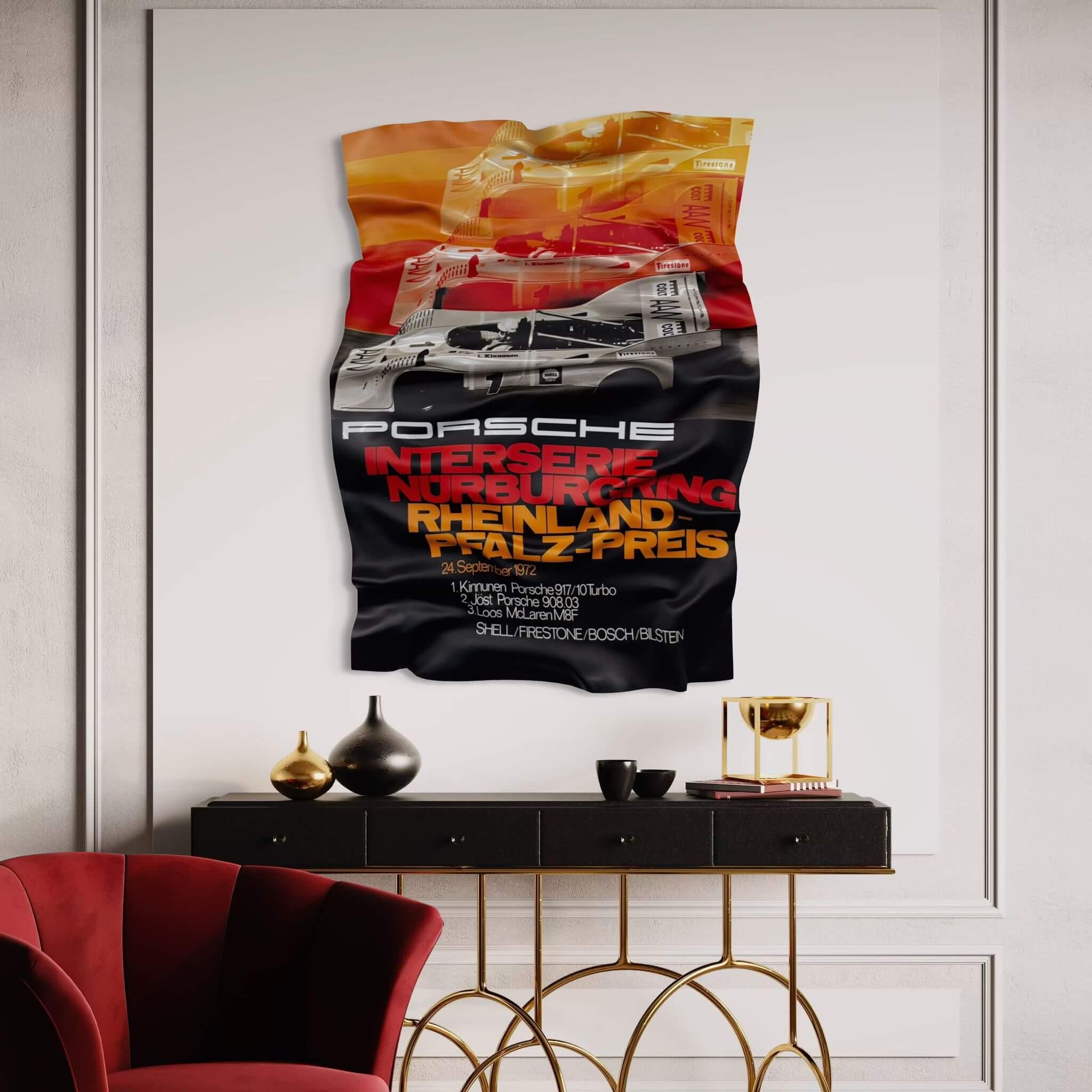 Tableau froissé – Porsche Nürburgring 1972