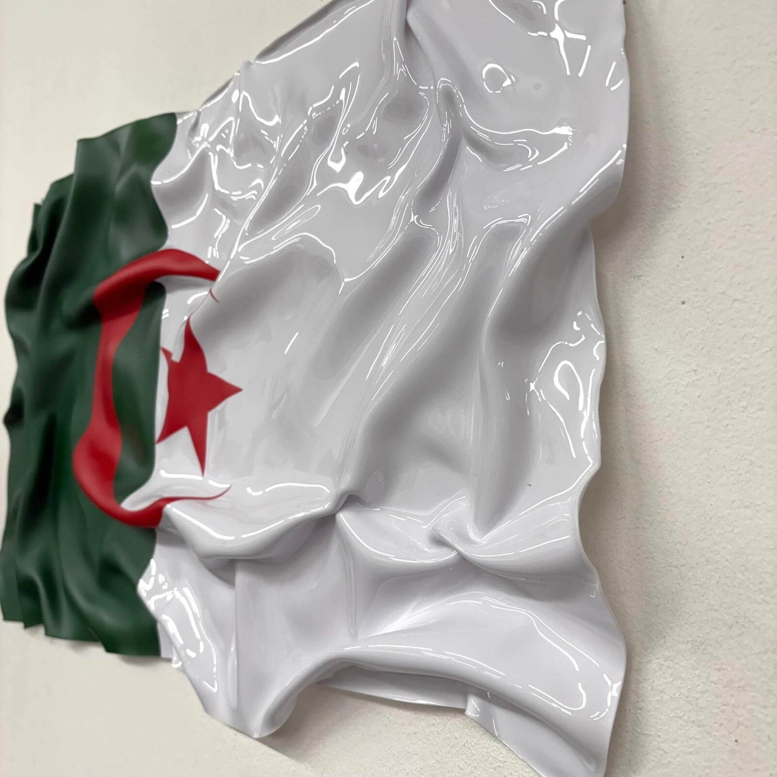 Zerknittertes Tableau - Deutscher Flagge