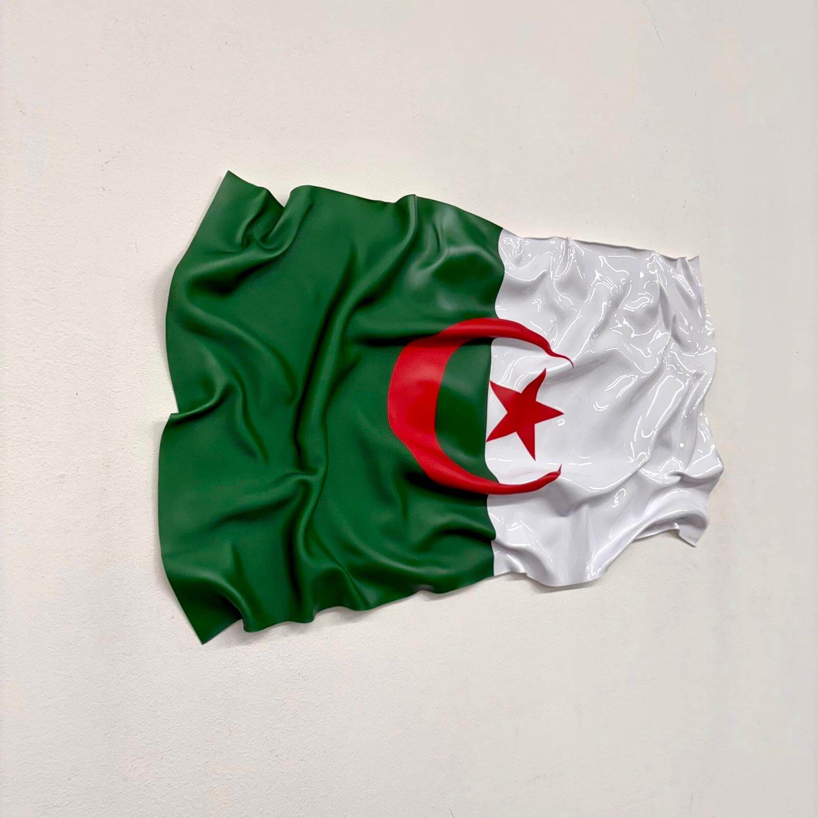 Zerknittertes Tableau - Deutscher Flagge