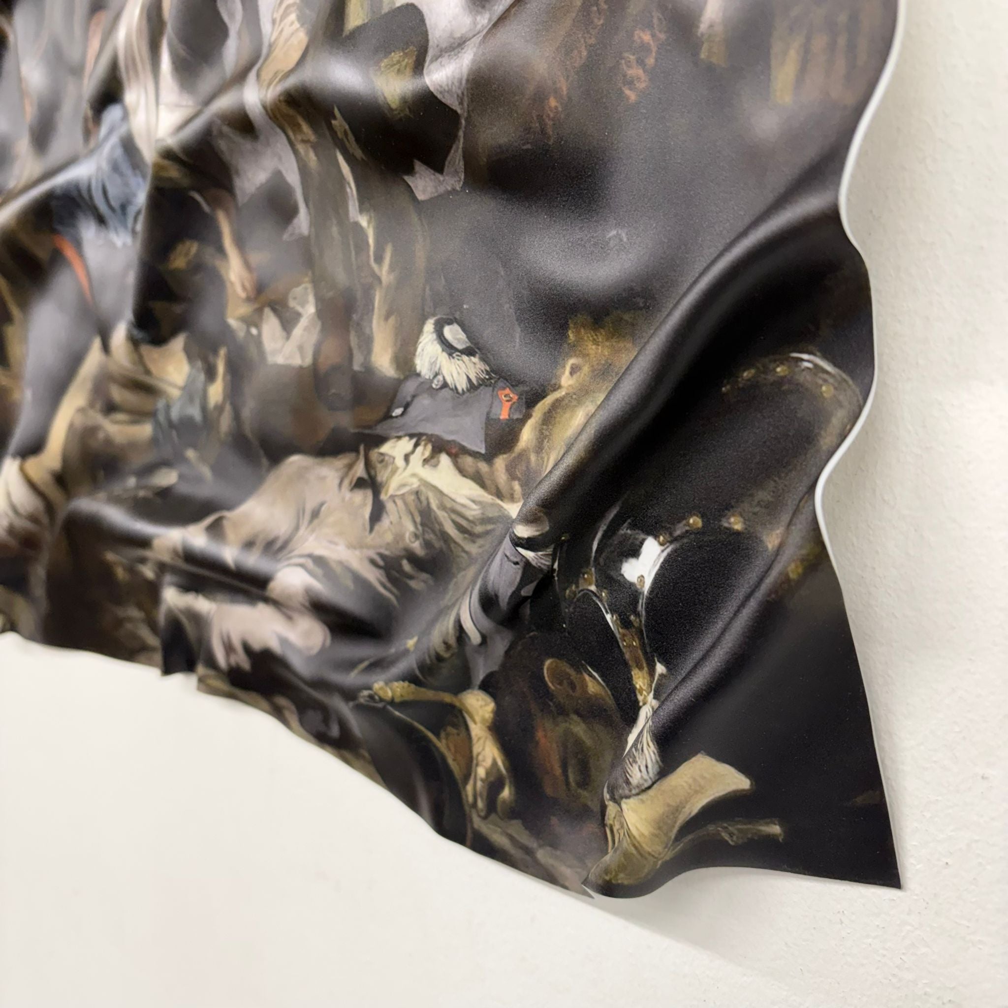 Tableau Déco “La Liberté guidant le peuple” – Tableau froissé