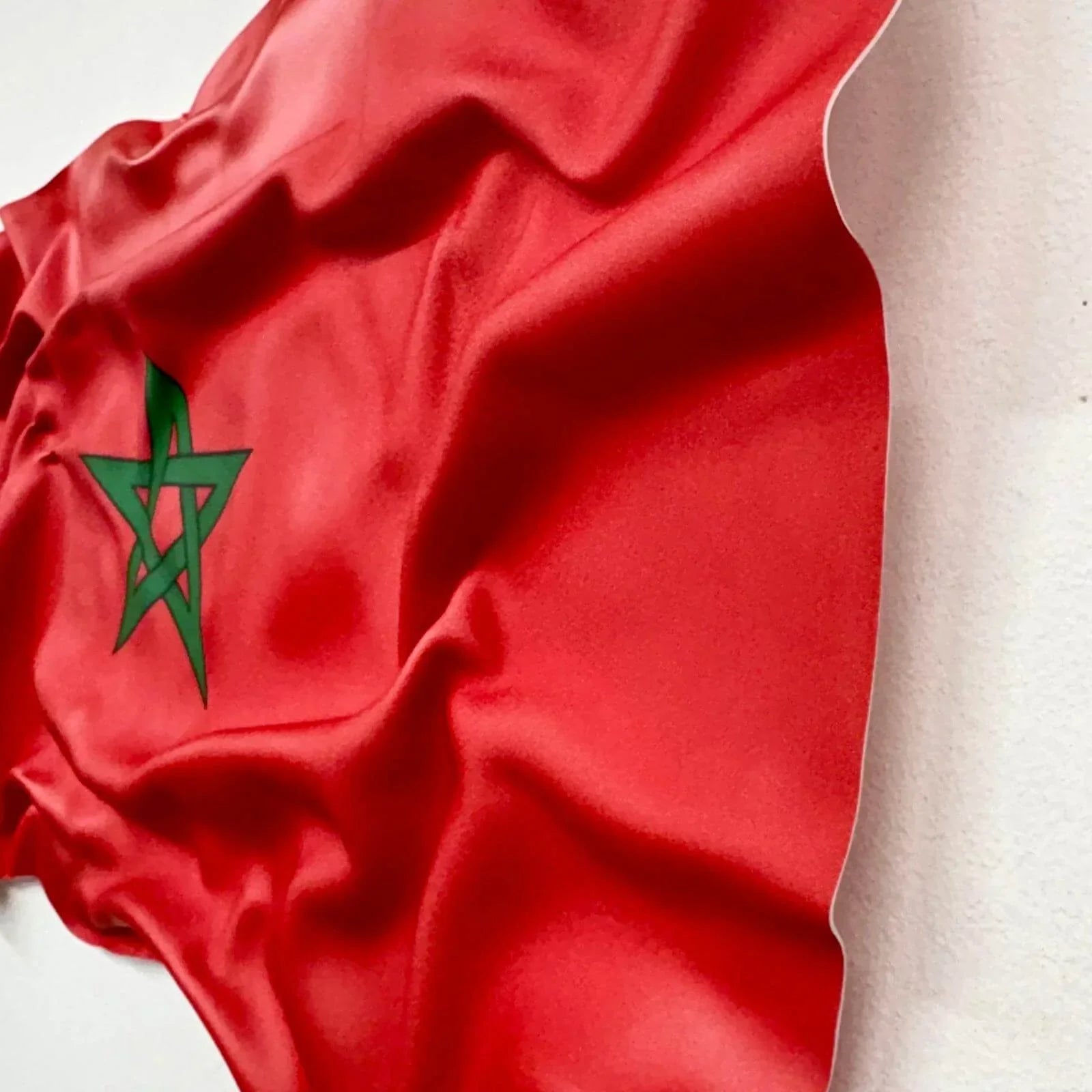 Tableau Déco Drapeau Maroc – Tableau froissé