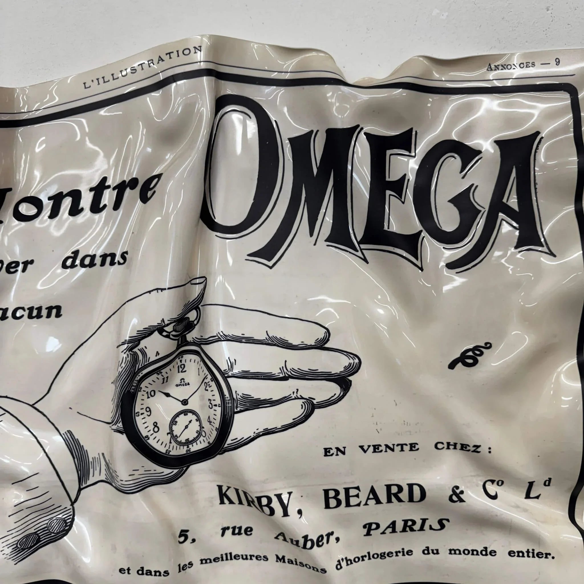 Tableau froissé – Omega Vintage
