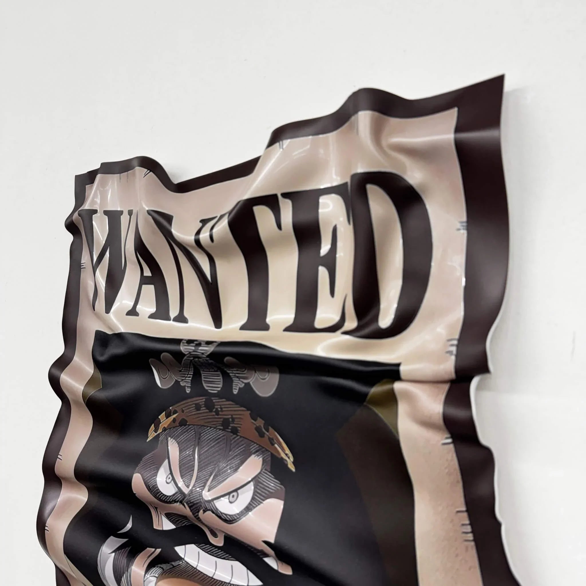 Tableau froissé – Affiche One Piece "Wanted Gold D. Roger"