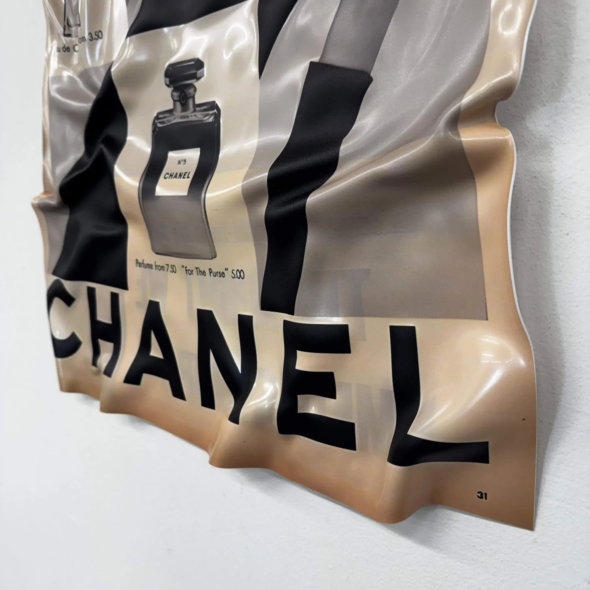 Tableau froissé - Chanel N°5