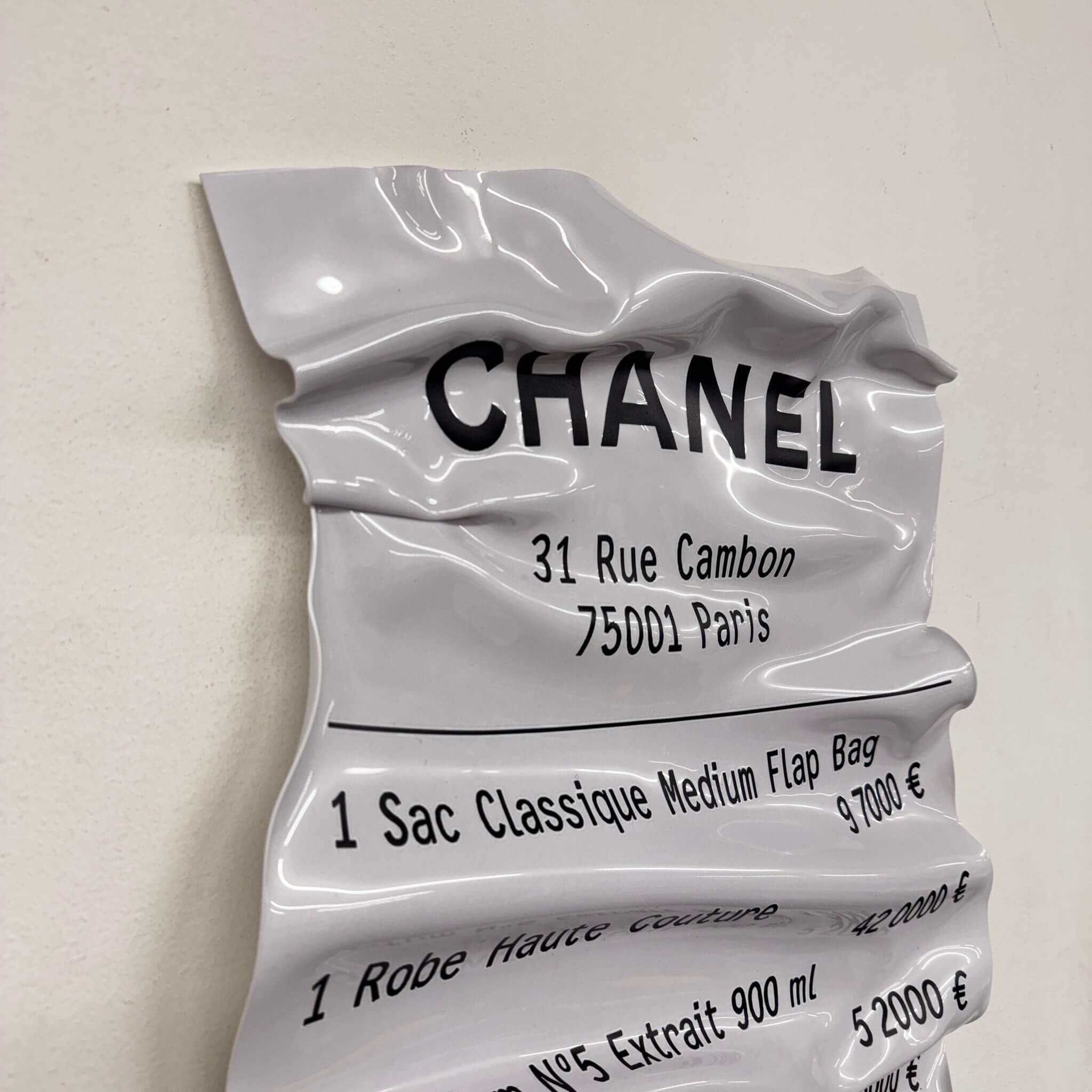 Tableau froissé – Chanel Paris