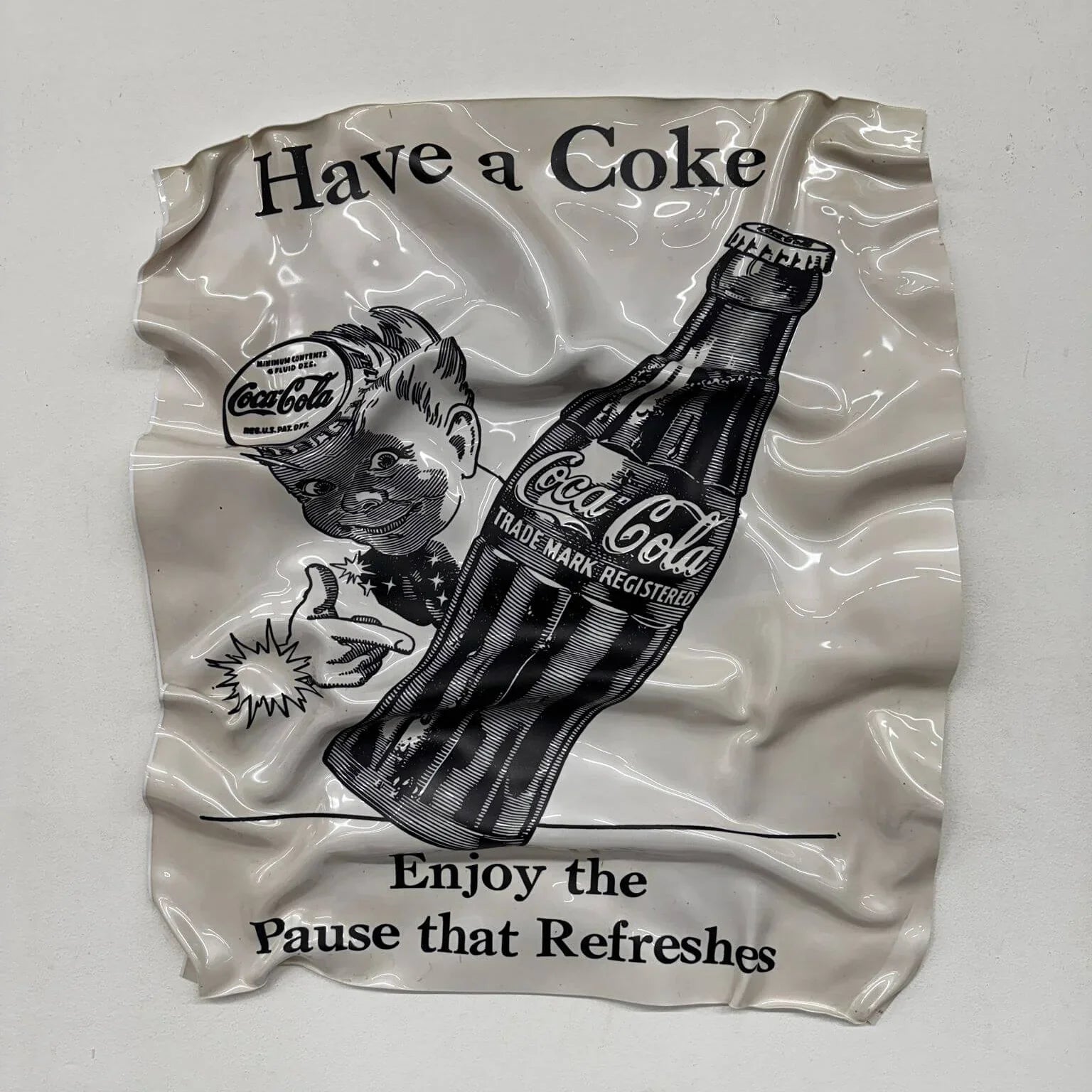 Tableau froissé – Coca-Cola Vintage