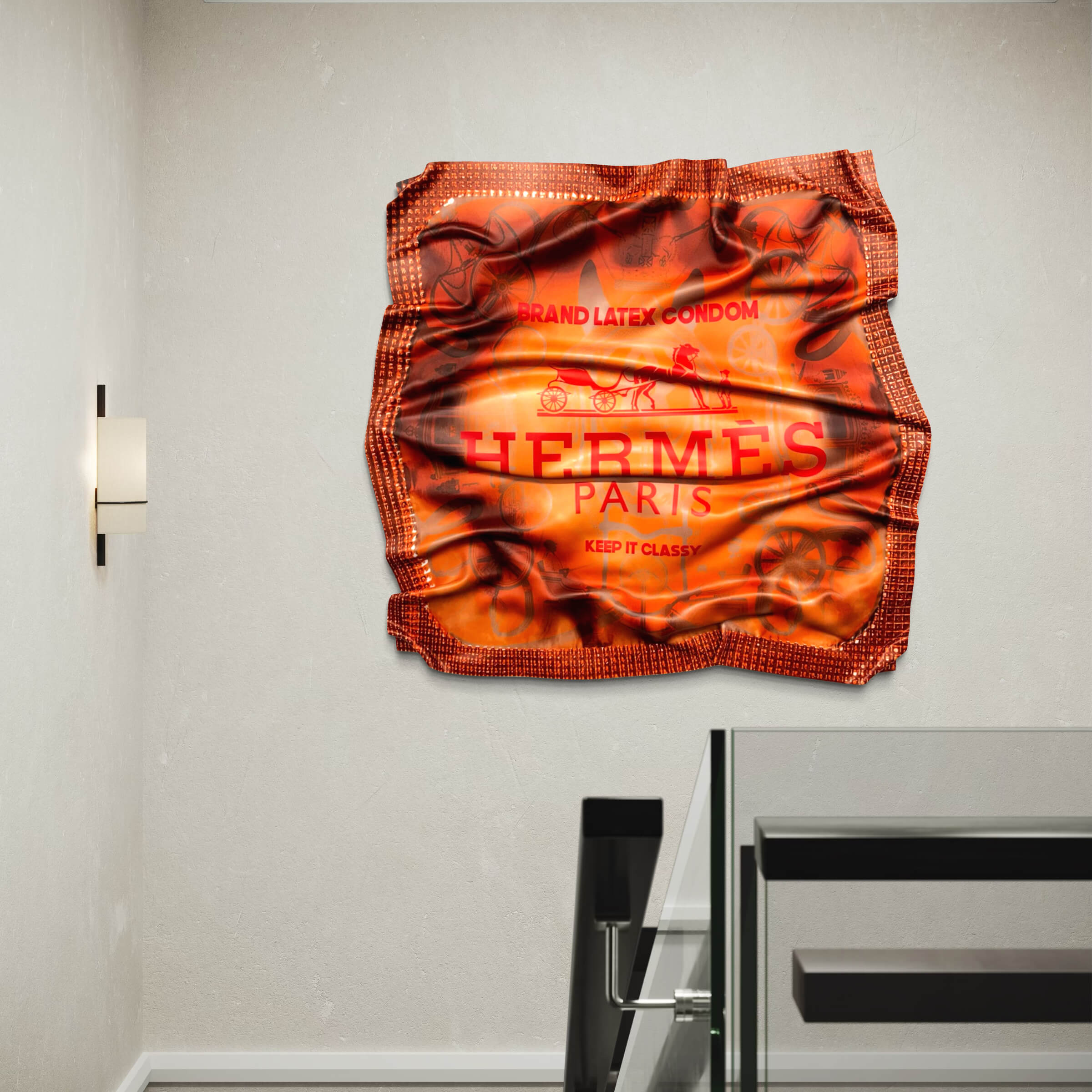 Zerknittertes Tableau - Playboy 1973