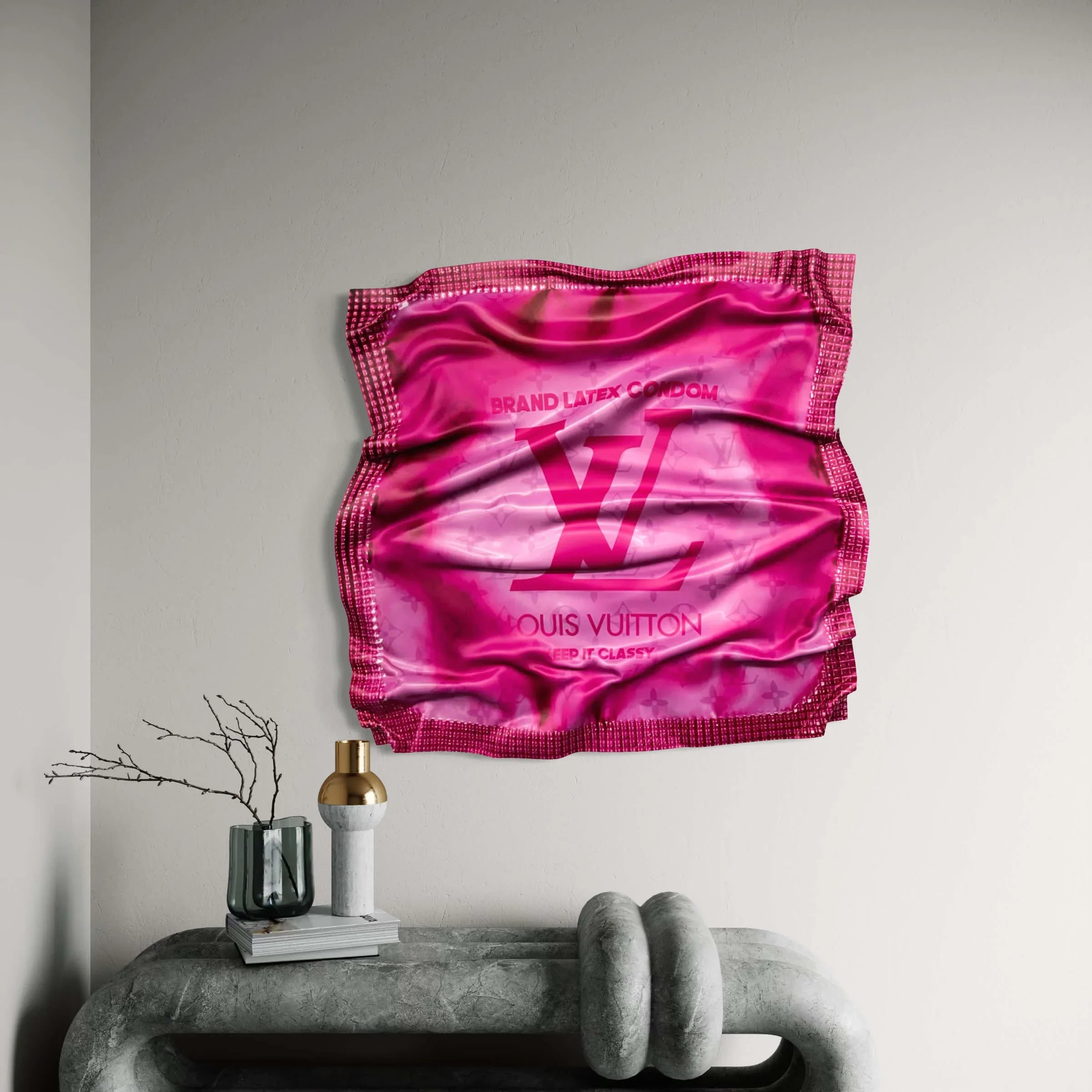 Tableau Déco Louis Vuitton Keep It Classy - Tableau froissé