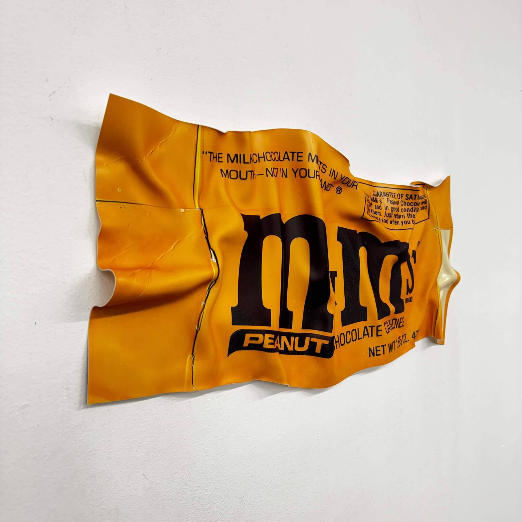 Tableau froissé – M&M’s Peanut