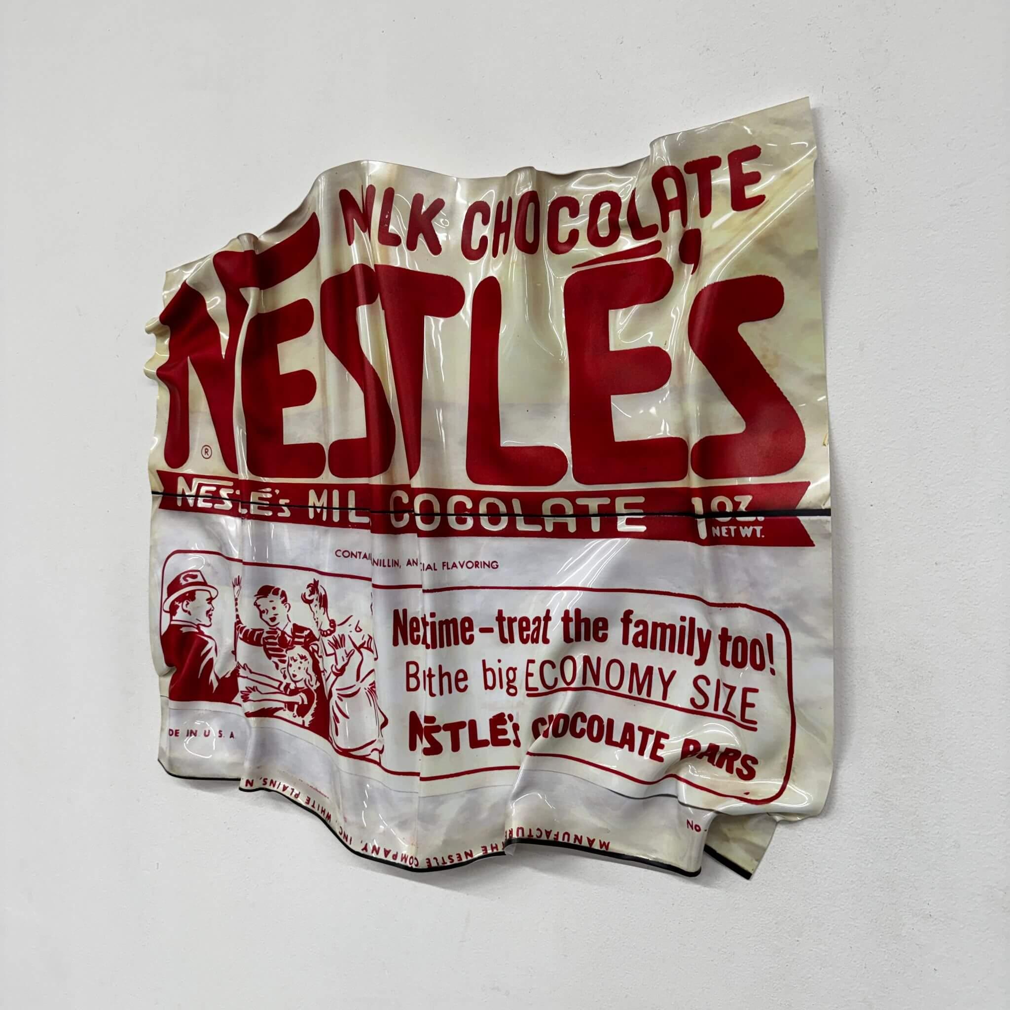 Tableau froissé – Nestlé Vintage Milk Chocolate