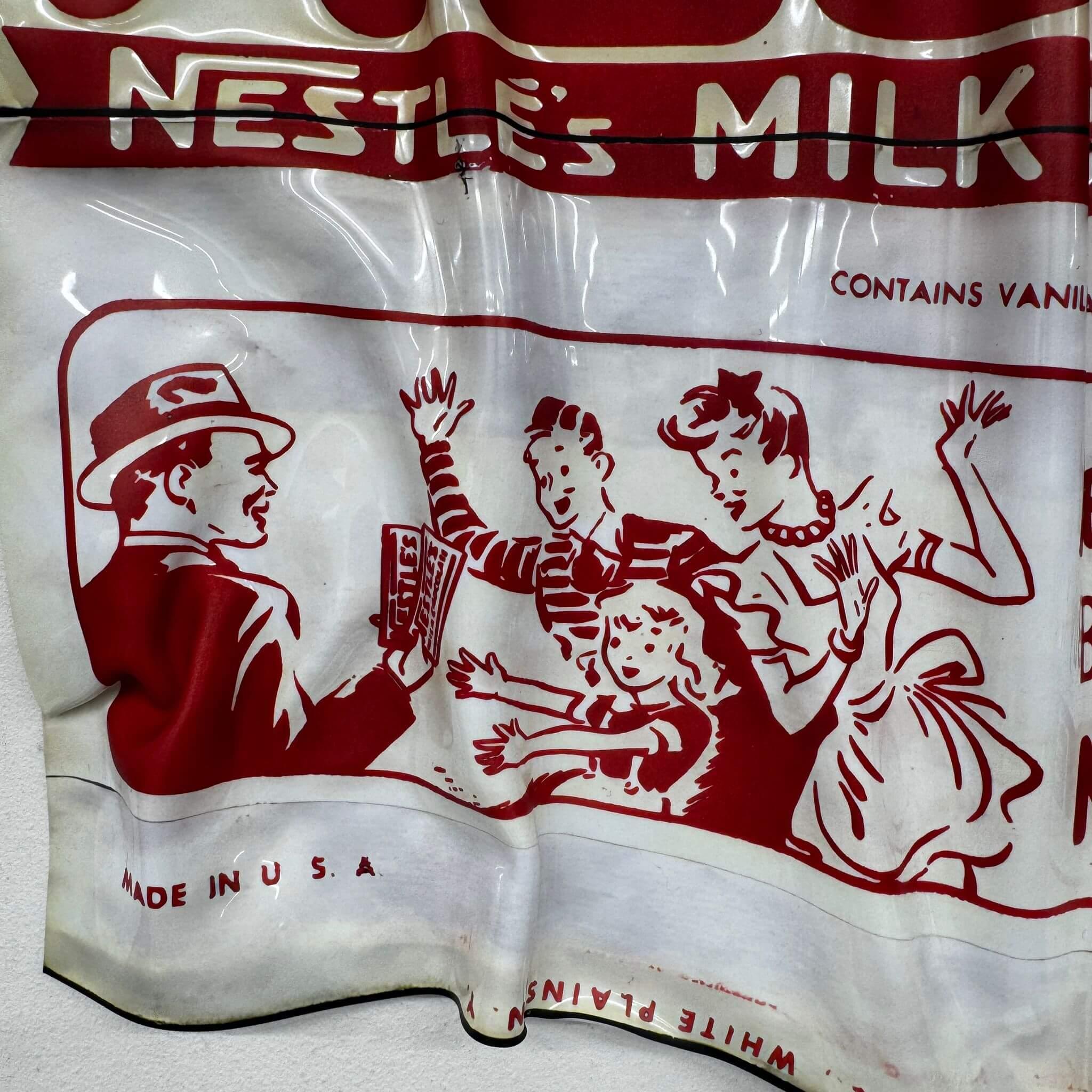 Tableau froissé – Nestlé Vintage Milk Chocolate