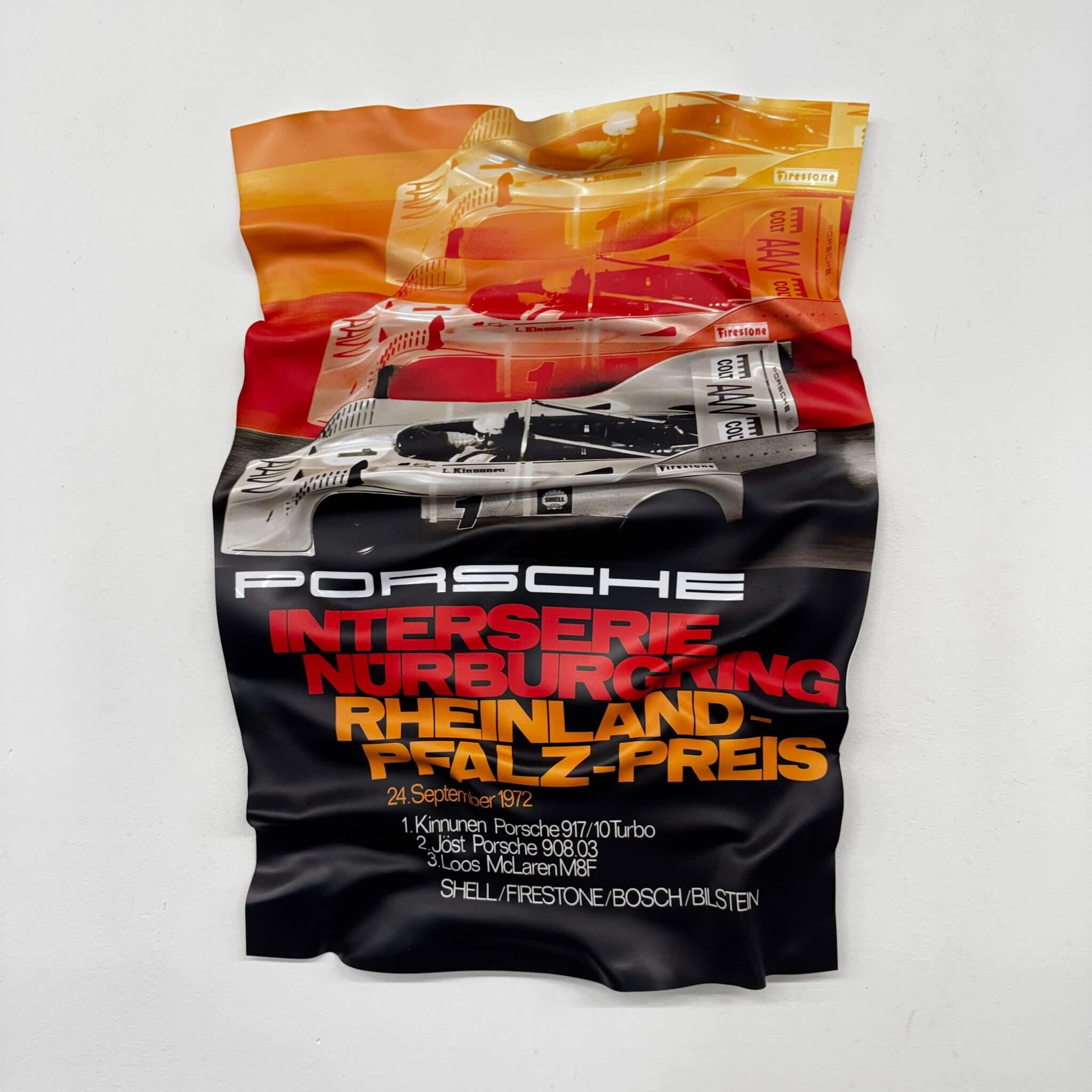 Tableau froissé – Porsche Nürburgring 1972