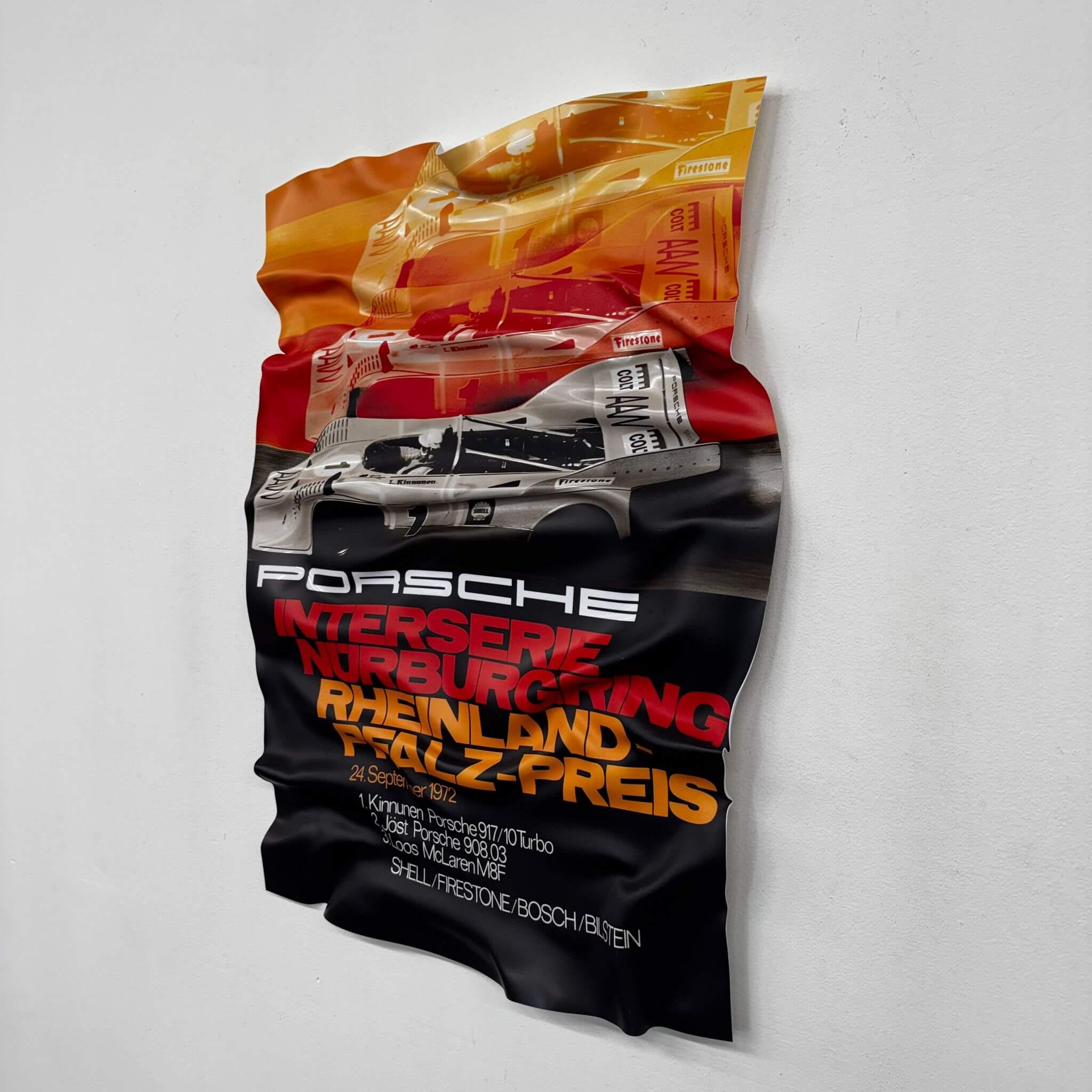 Tableau froissé – Porsche Nürburgring 1972