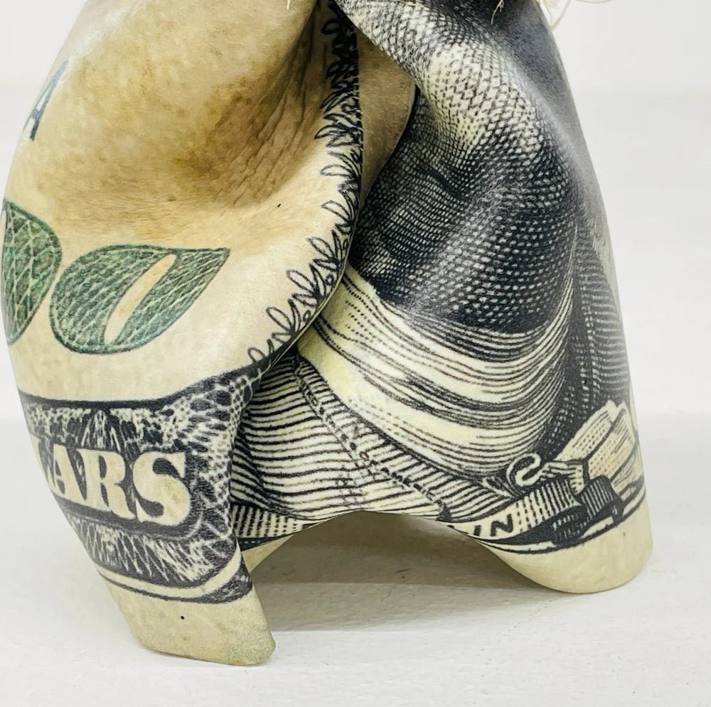 Sculpture froissé - 100$ Dollar - Luxartis