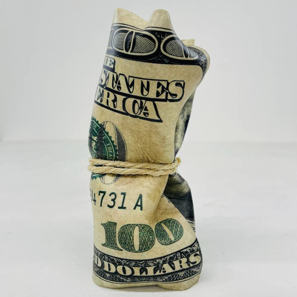 Sculpture froissé - 100$ Dollar - Luxartis