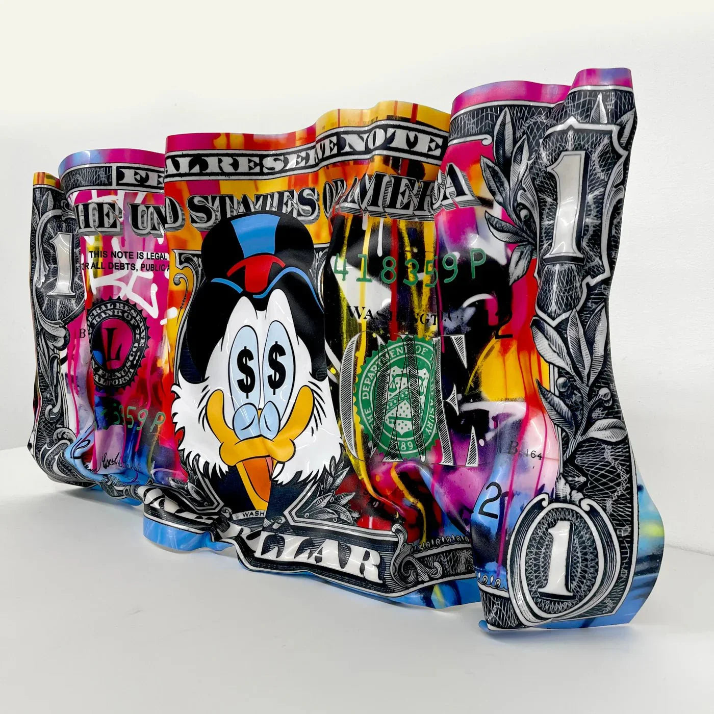 Sculpture froissé - Picsou - Luxartis