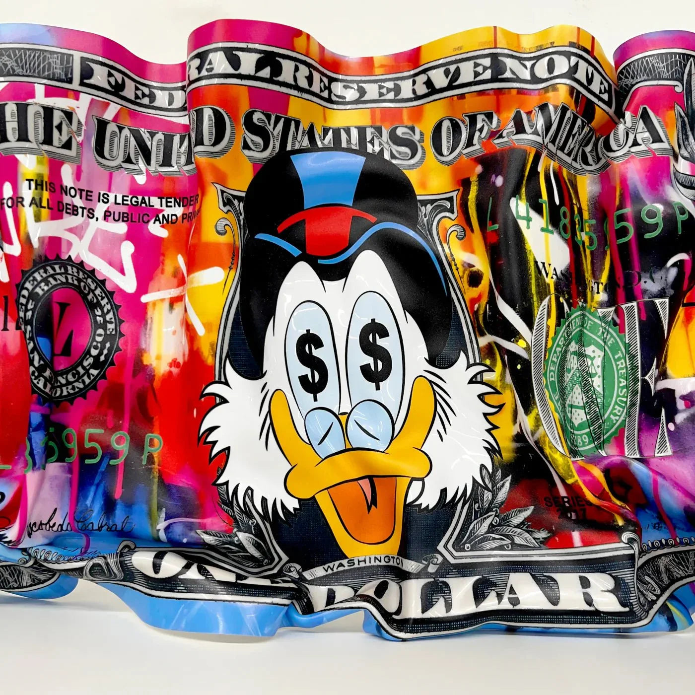 Sculpture froissé - Picsou - Luxartis