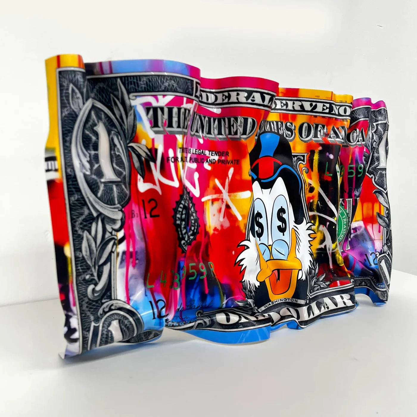 Sculpture froissé - Picsou - Luxartis