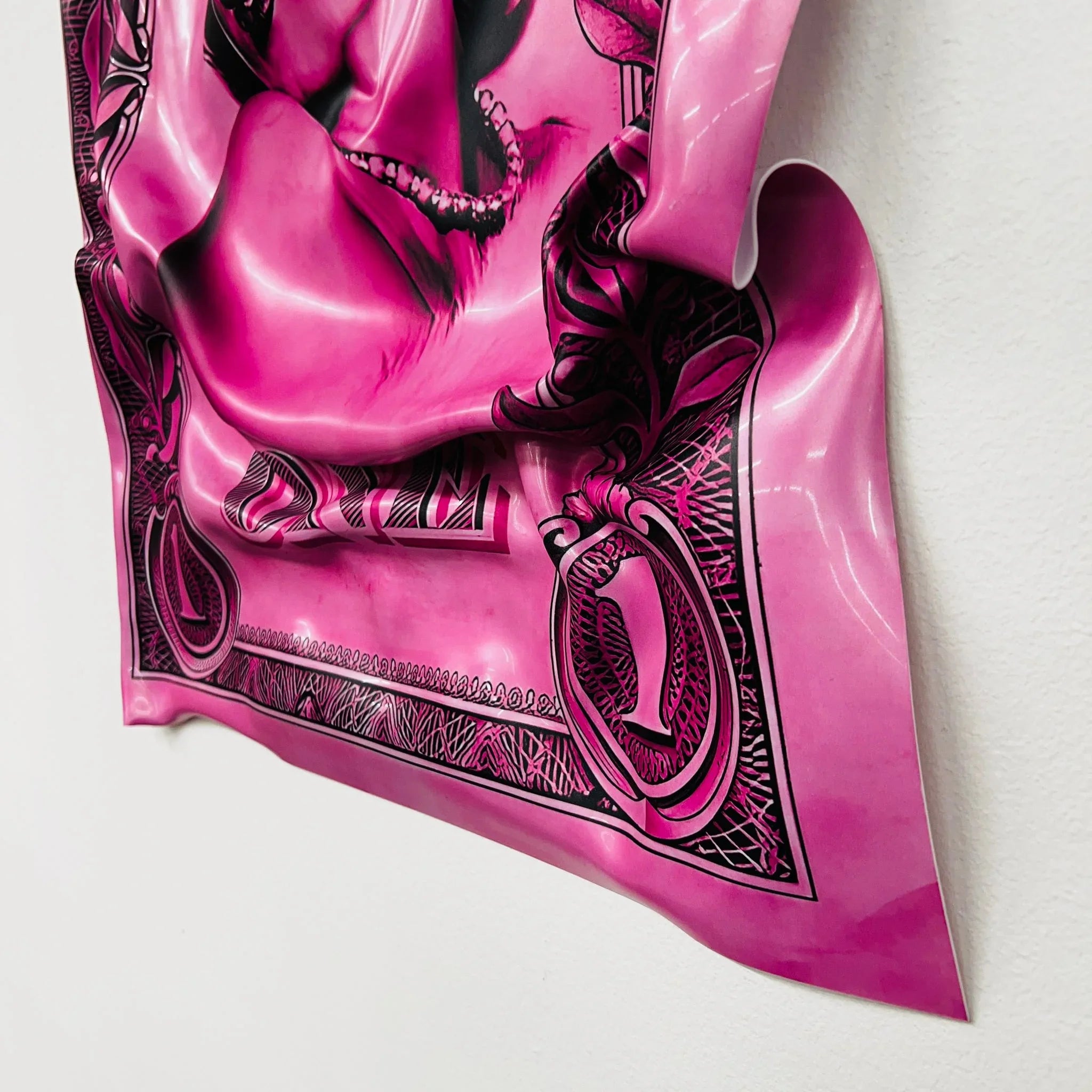 Tableau froissé - 1$ Marylin - Luxartis