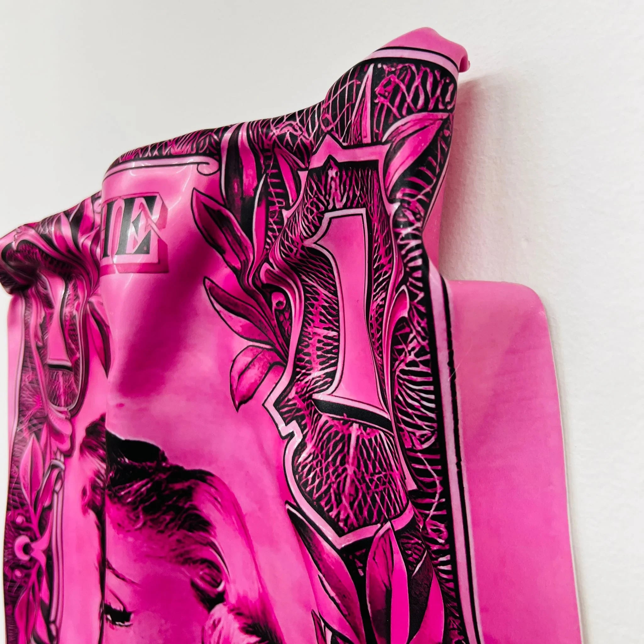 Tableau froissé - 1$ Marylin - Luxartis