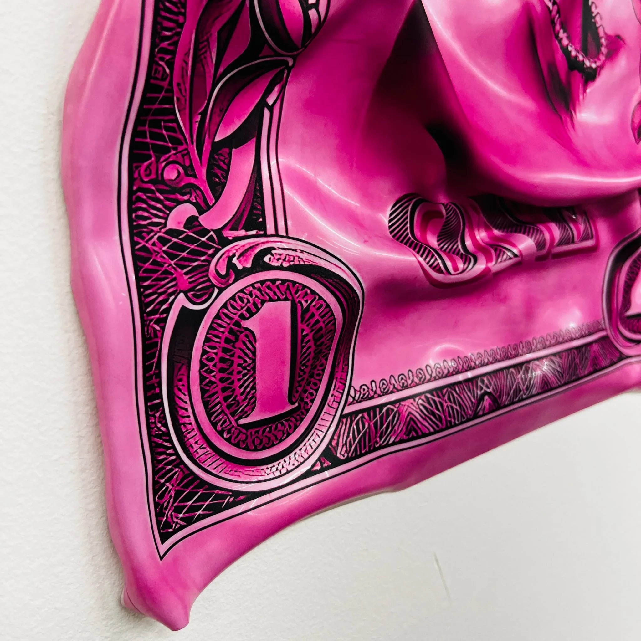 Tableau froissé - 1$ Marylin - Luxartis